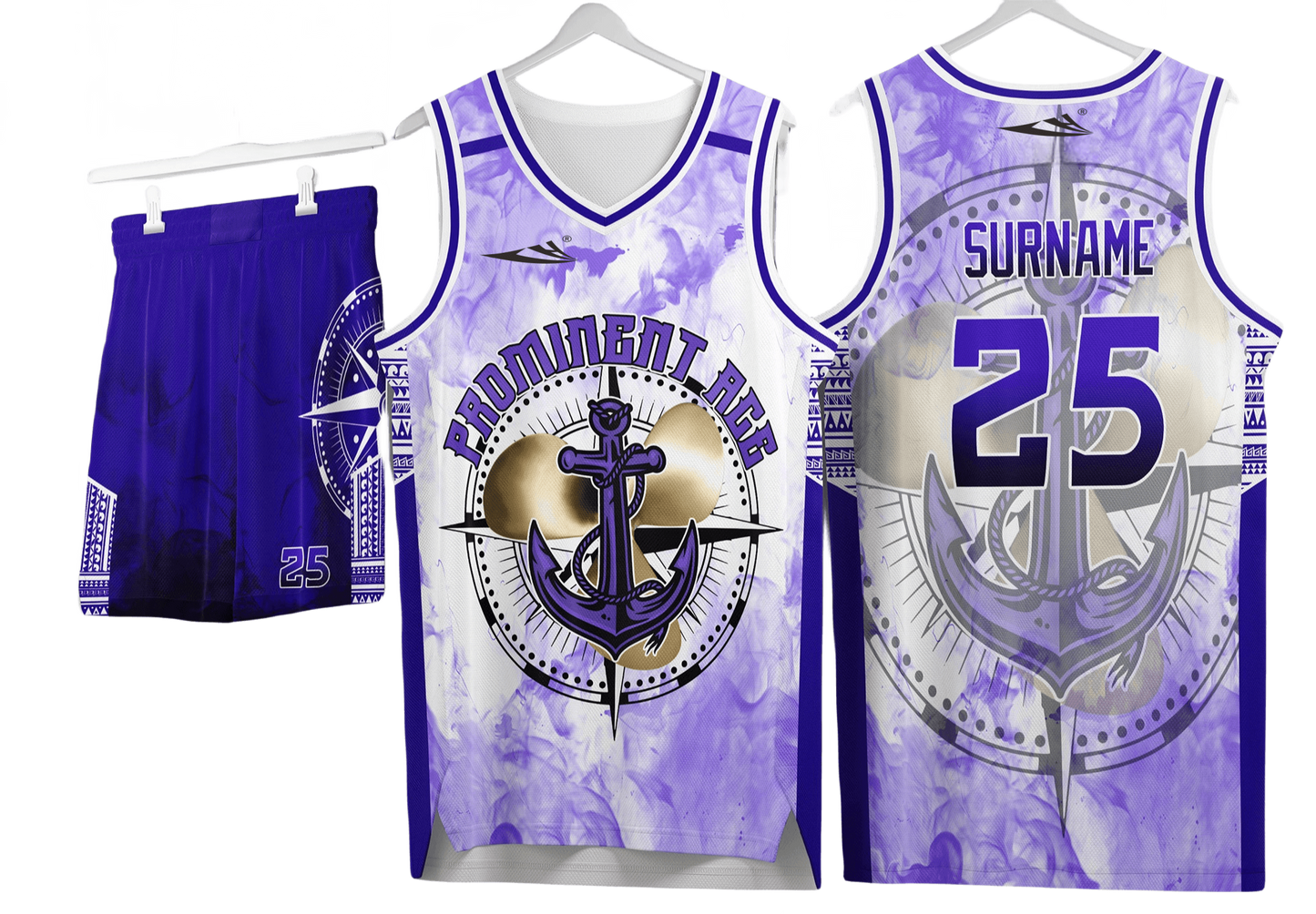 Custom basketball uniforms