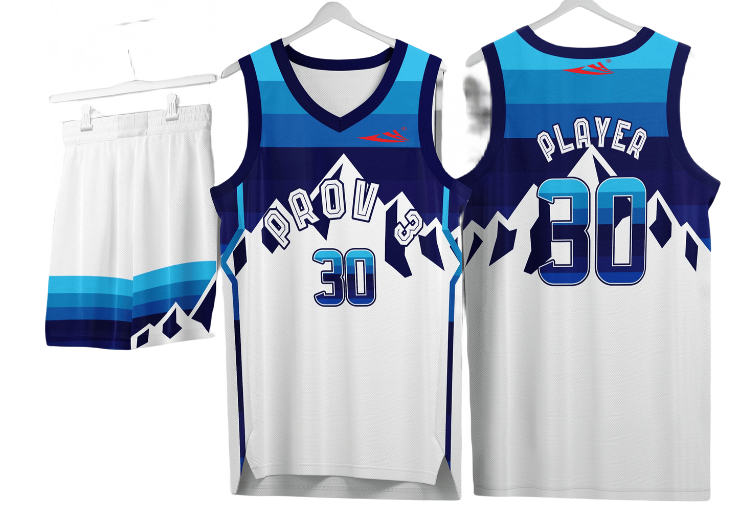Custom basketball uniforms