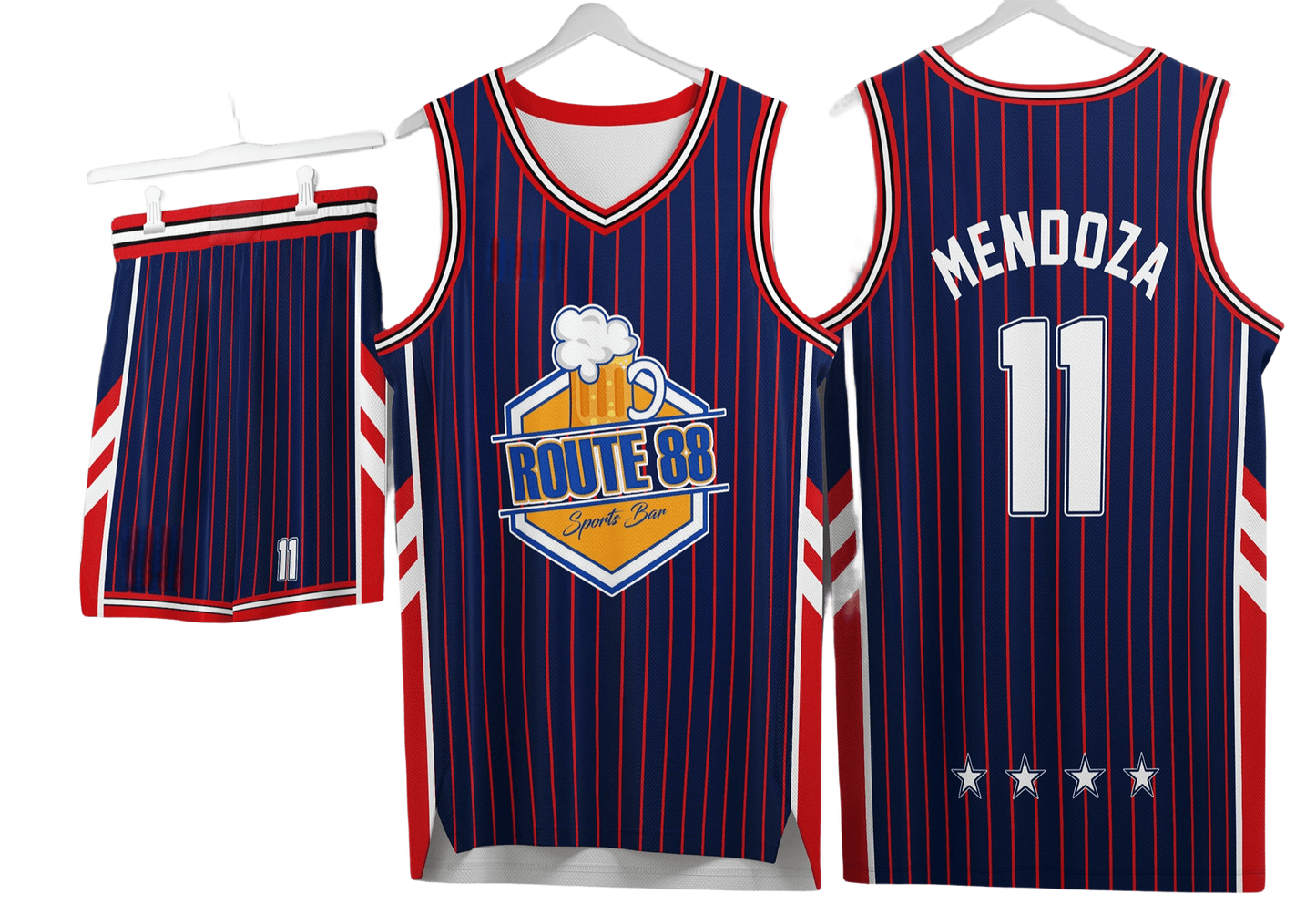 Custom basketball uniforms