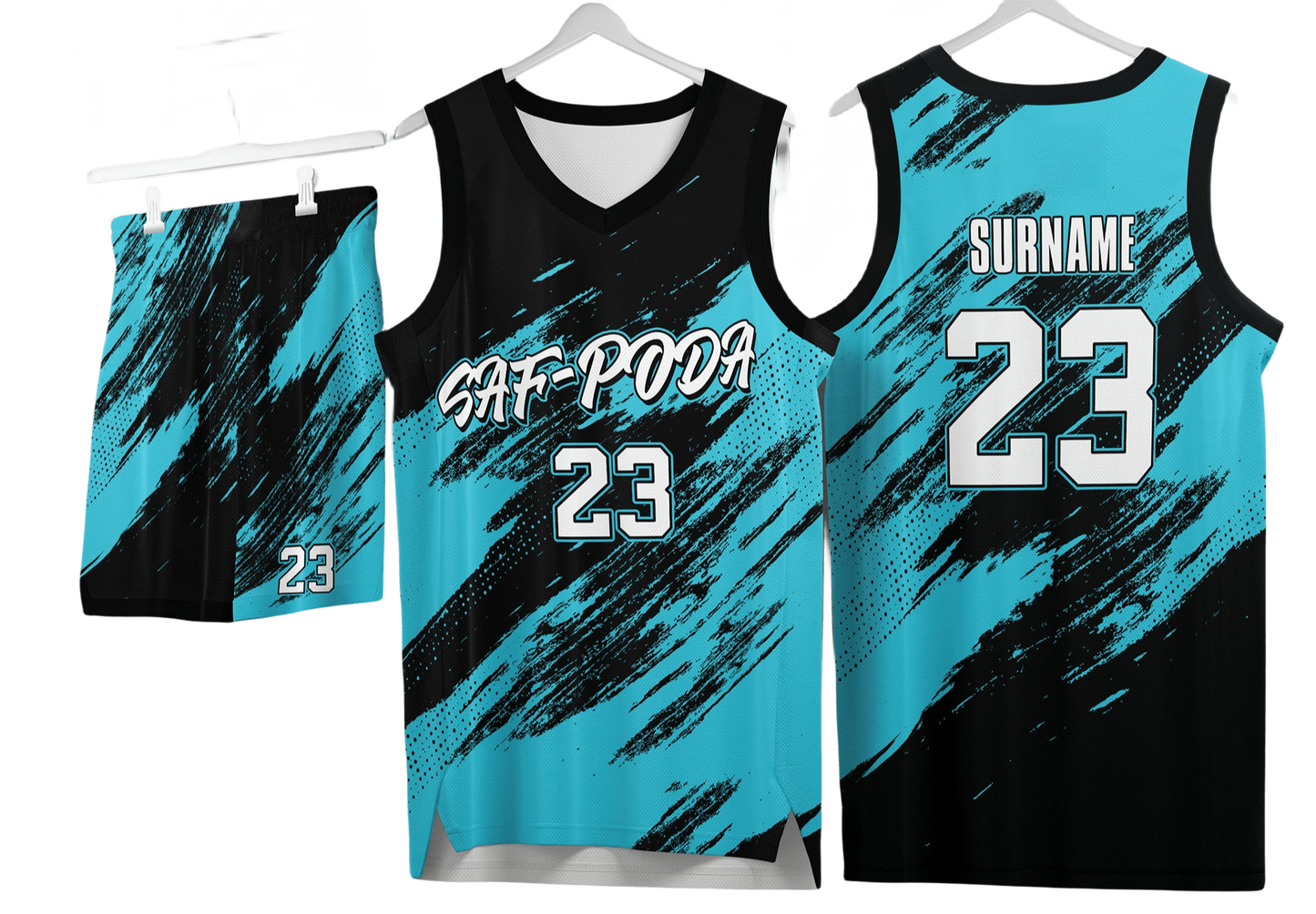 Custom basketball uniforms