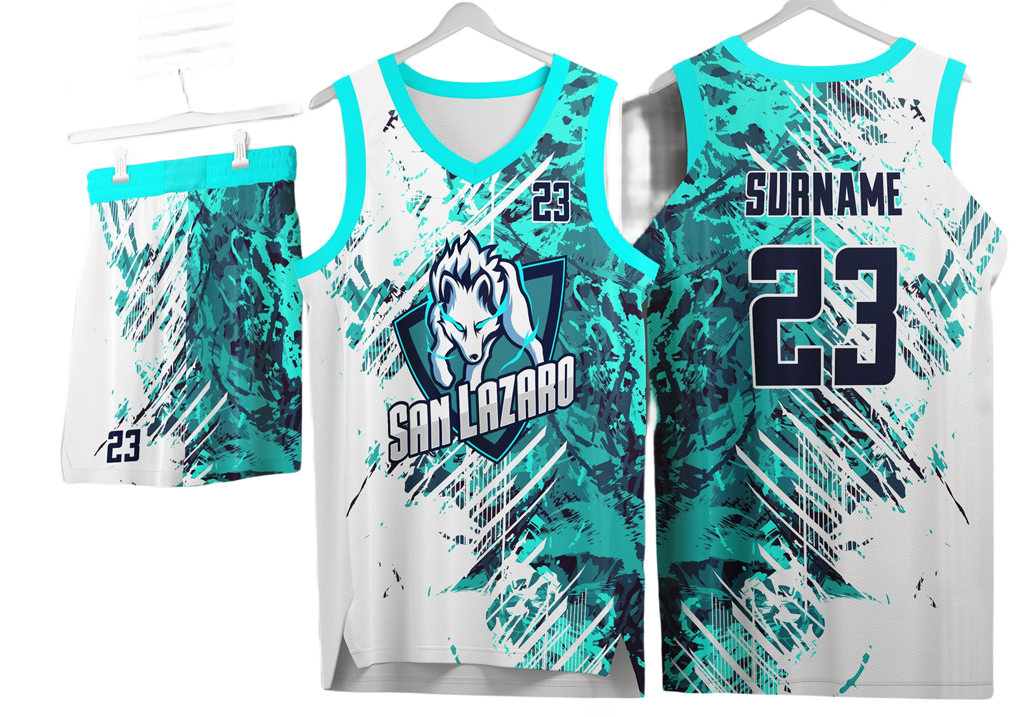 Custom basketball uniforms