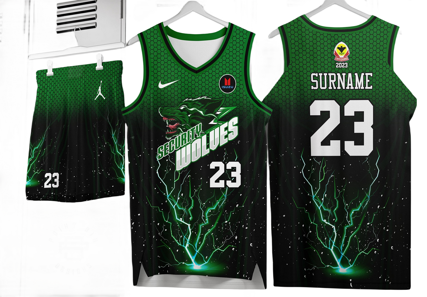 Custom basketball uniforms