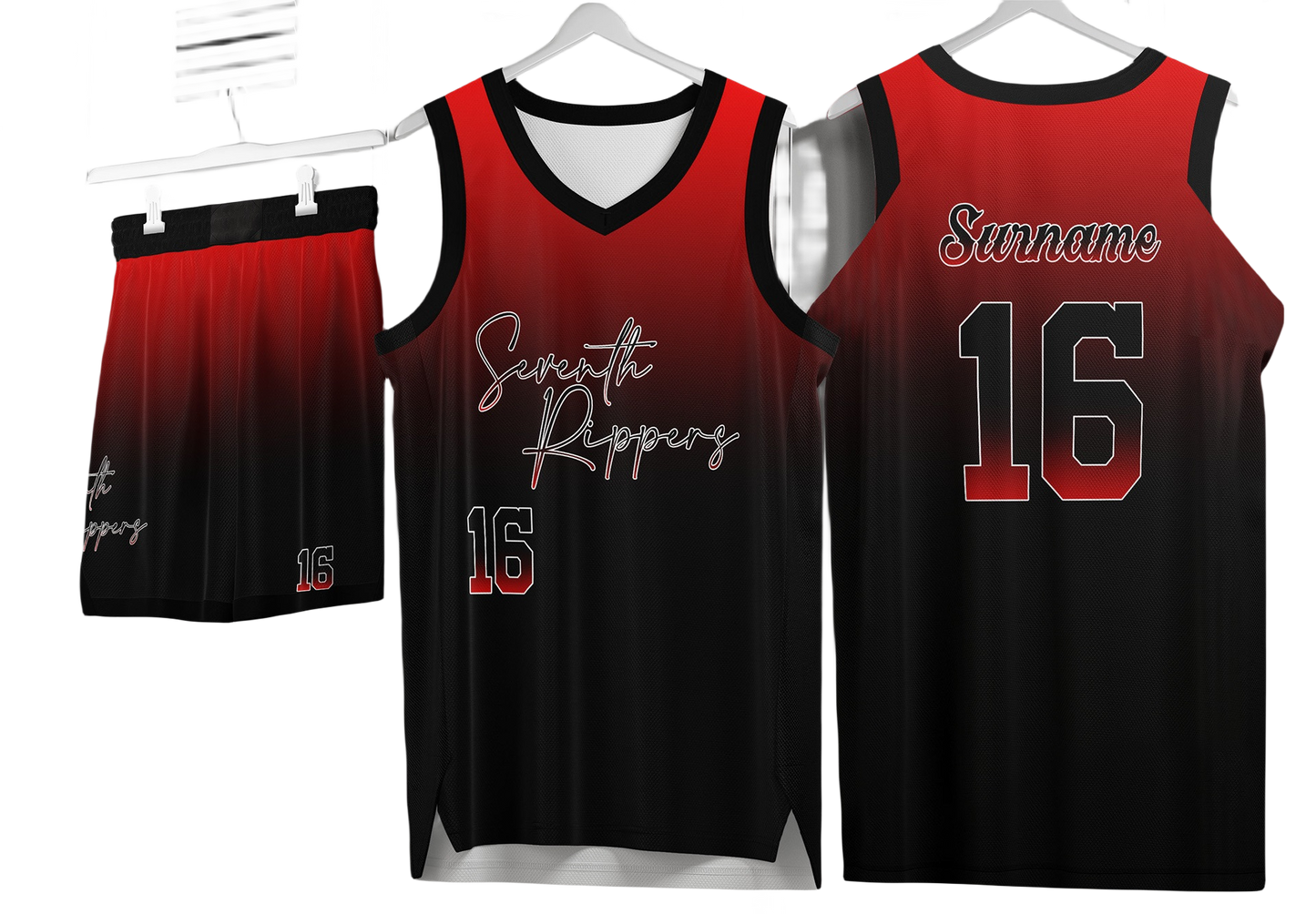 Custom basketball uniforms