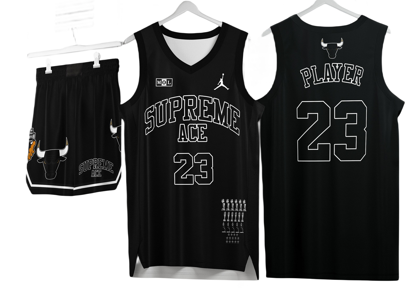 Custom basketball uniforms