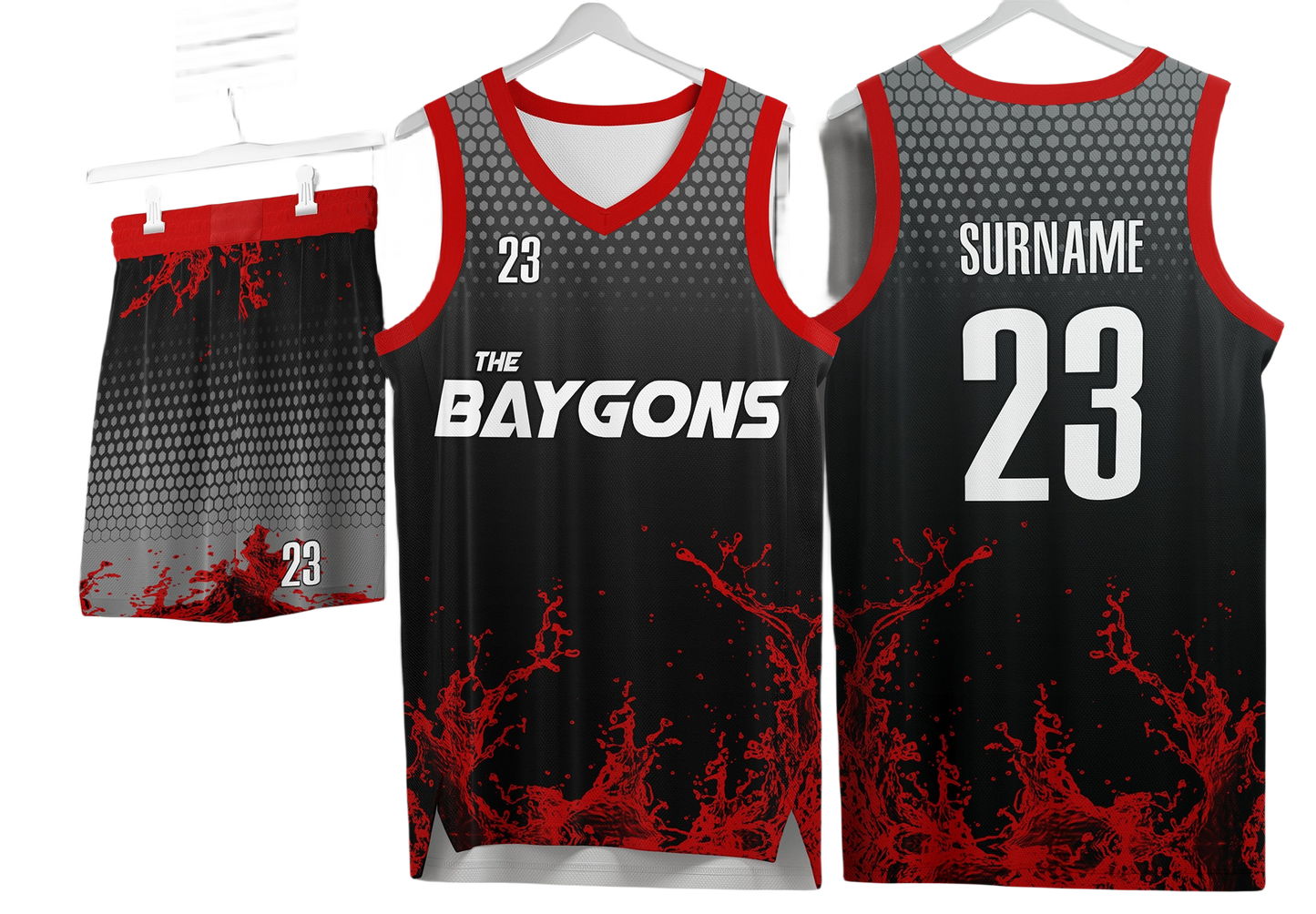 Custom basketball uniforms