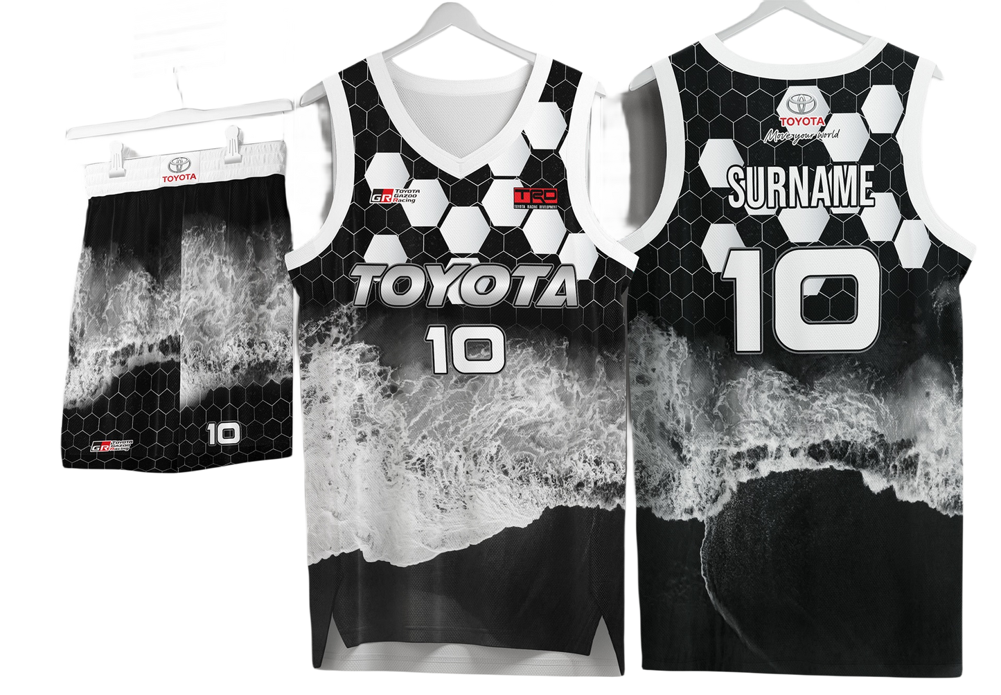 Custom basketball uniforms