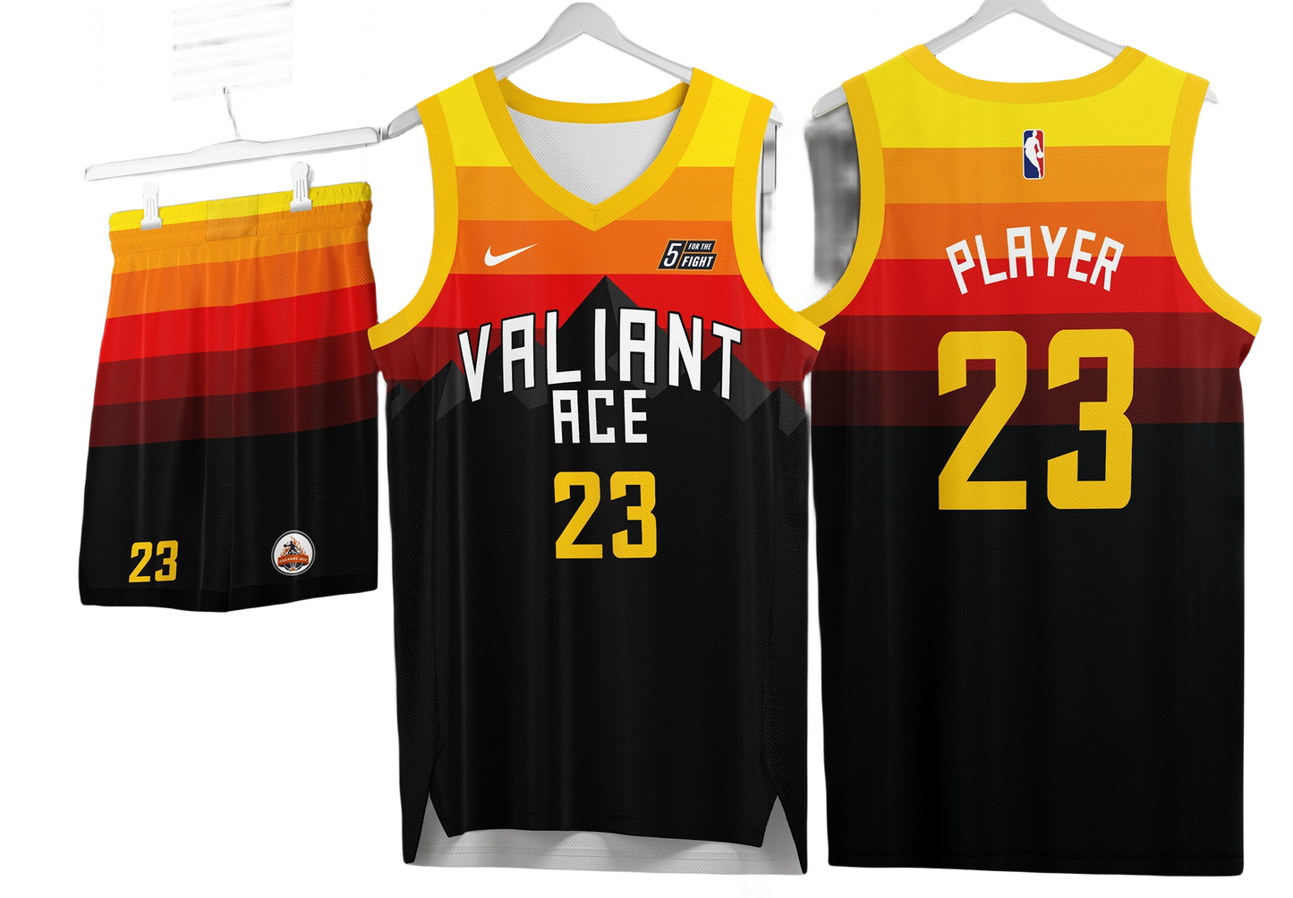 Custom basketball uniforms