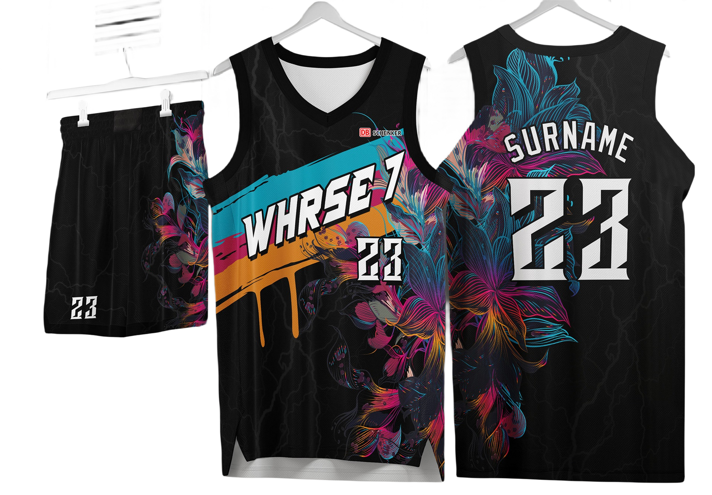Custom basketball uniforms