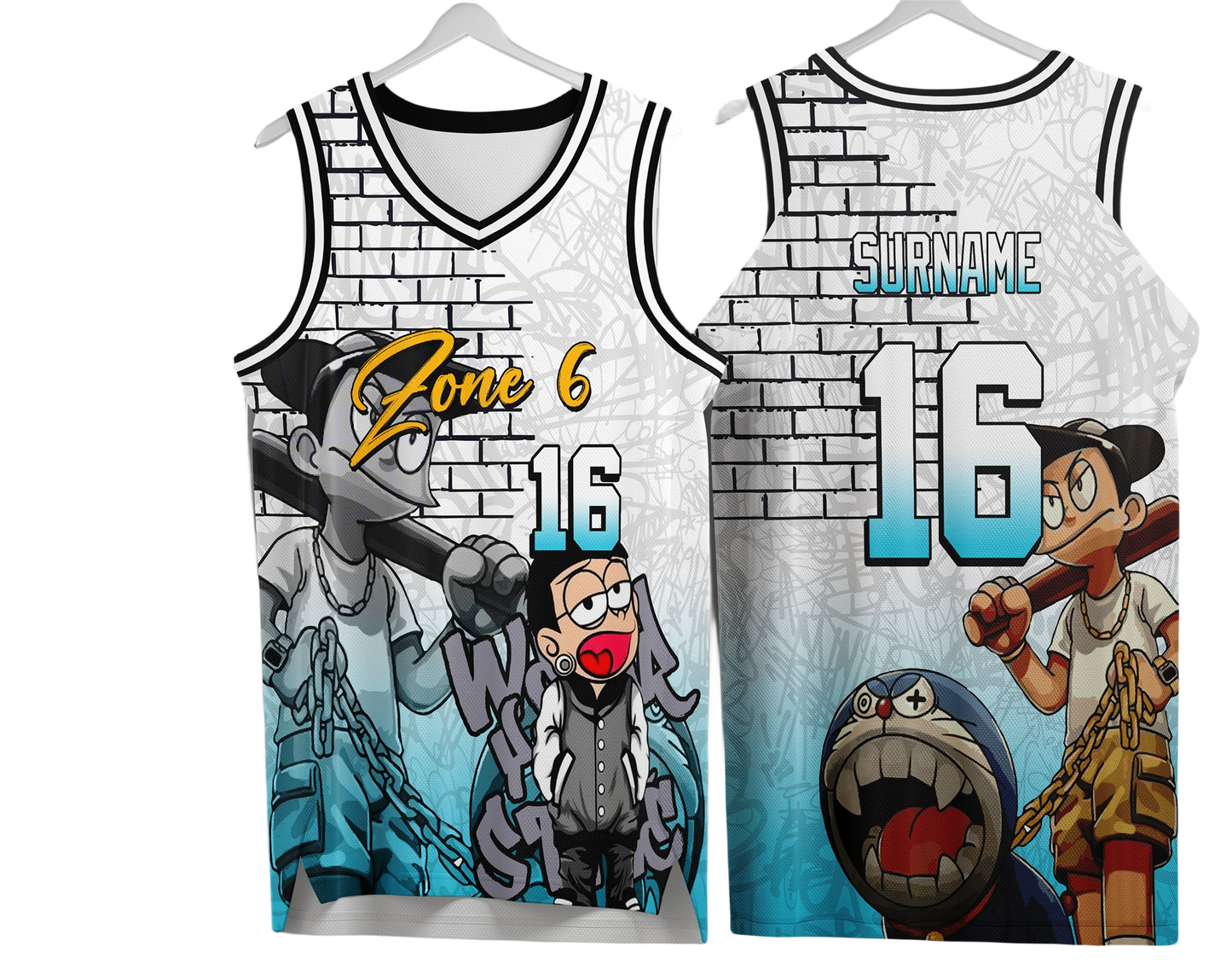 Custom basketball uniforms