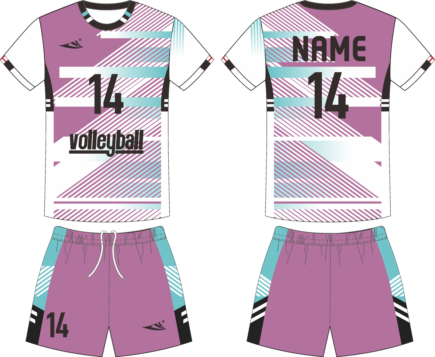 Custom volleyball uniforms