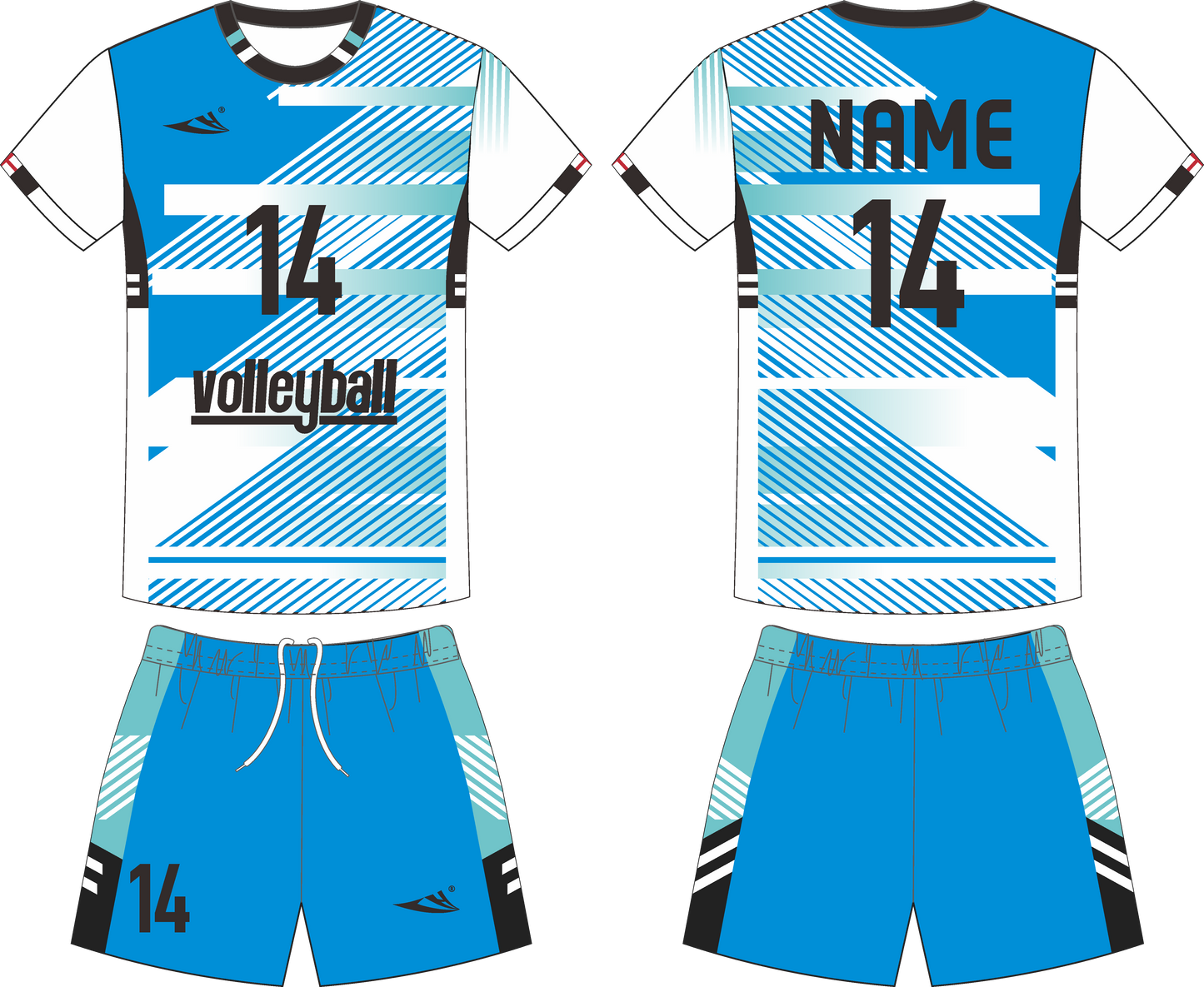 Custom volleyball uniforms