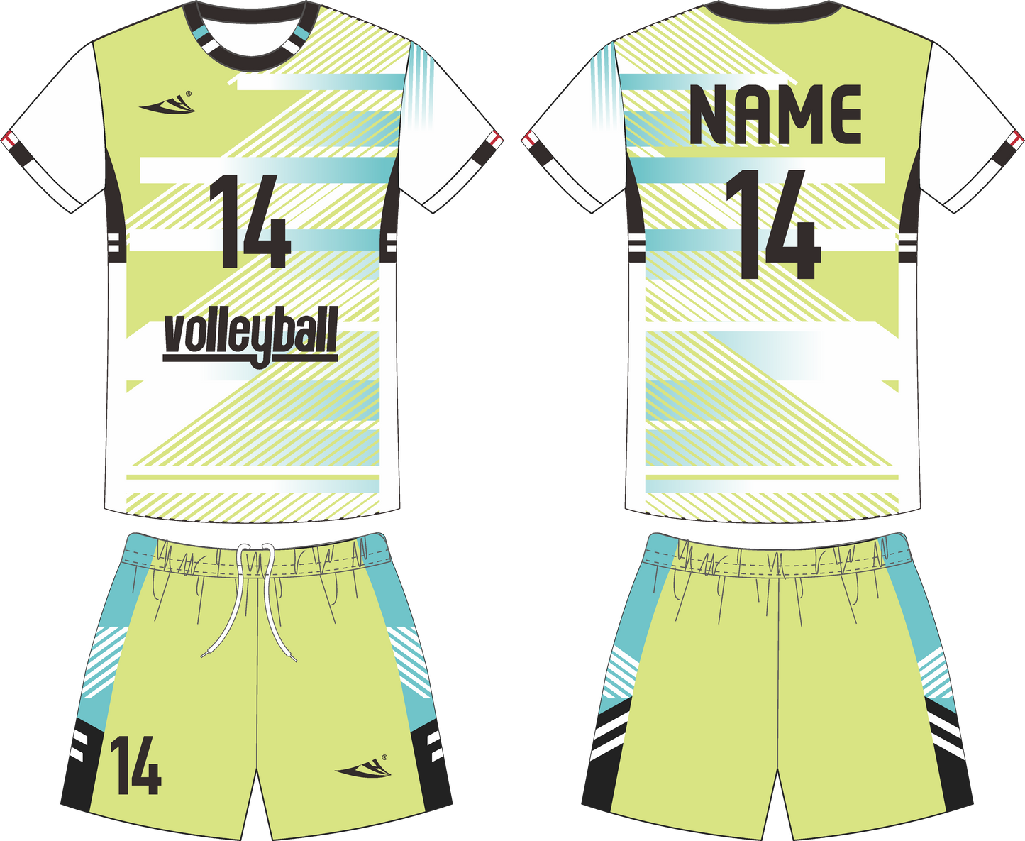 Custom volleyball uniforms