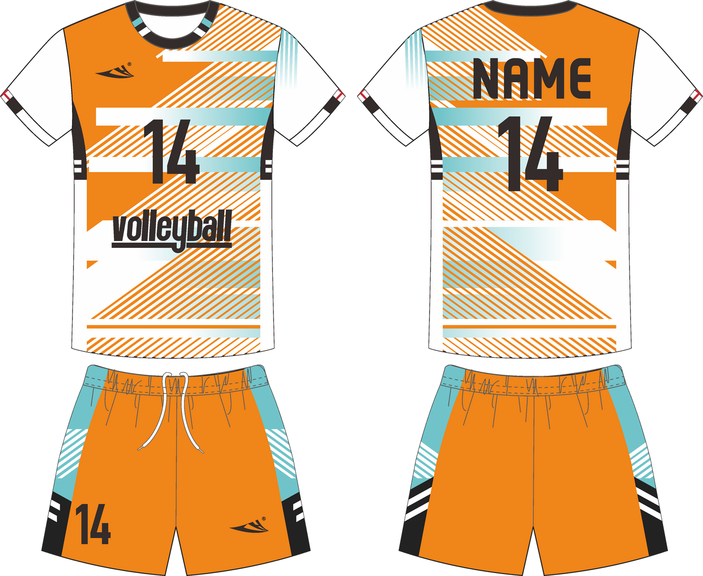 Custom volleyball uniforms