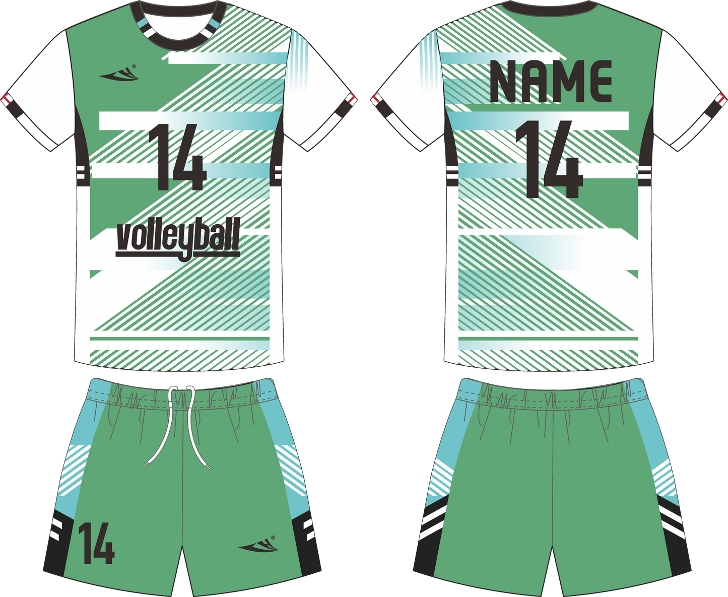 Custom volleyball uniforms