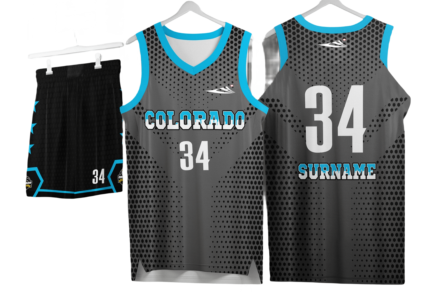 Custom basketball uniforms