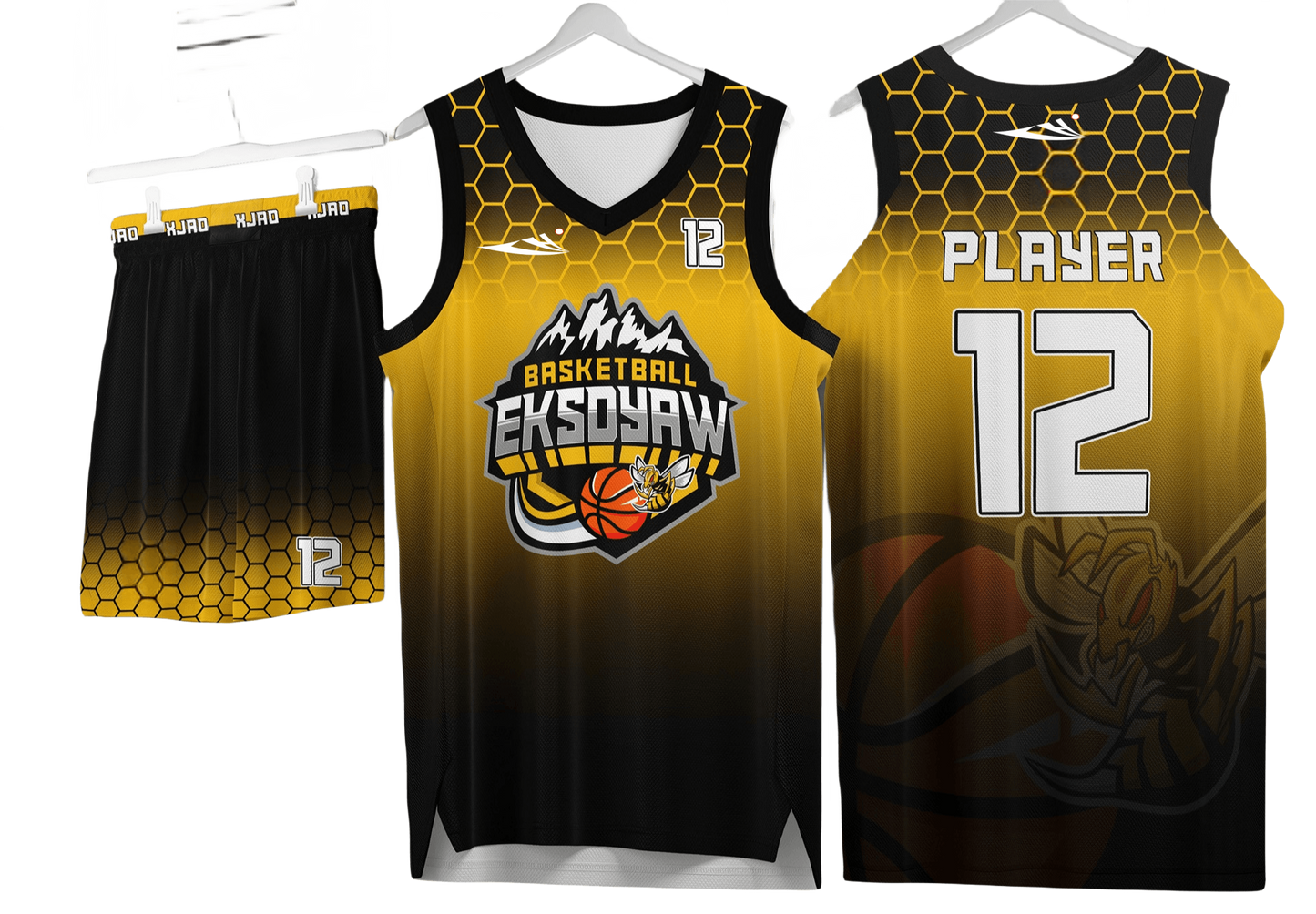 Custom basketball uniforms