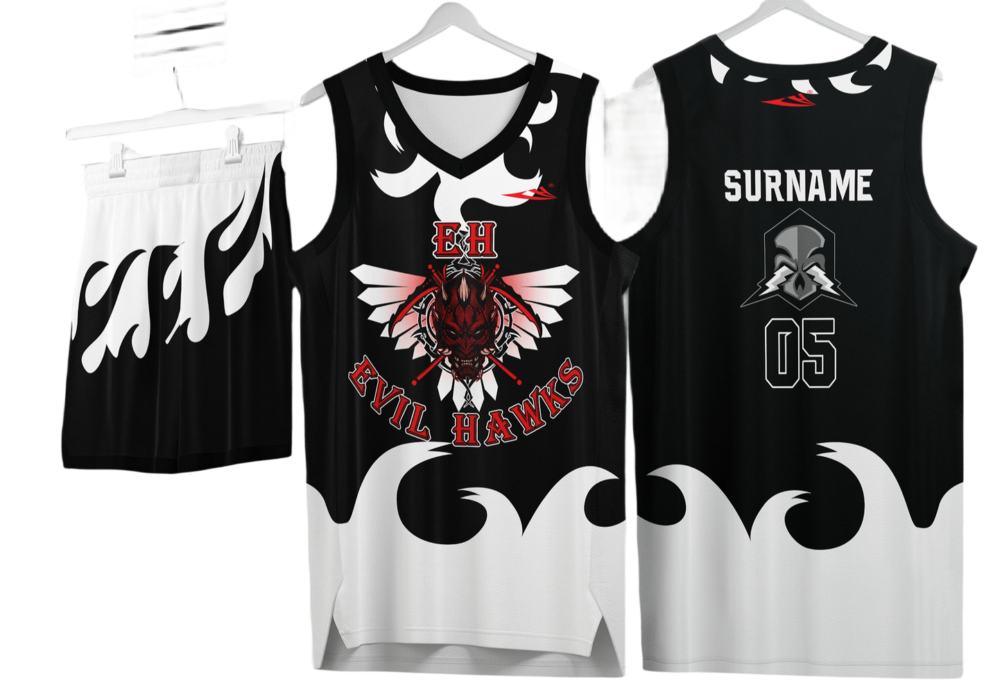 Custom basketball uniforms