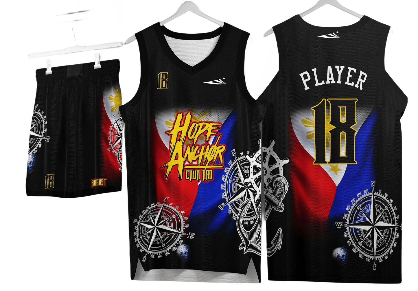 Custom basketball uniforms