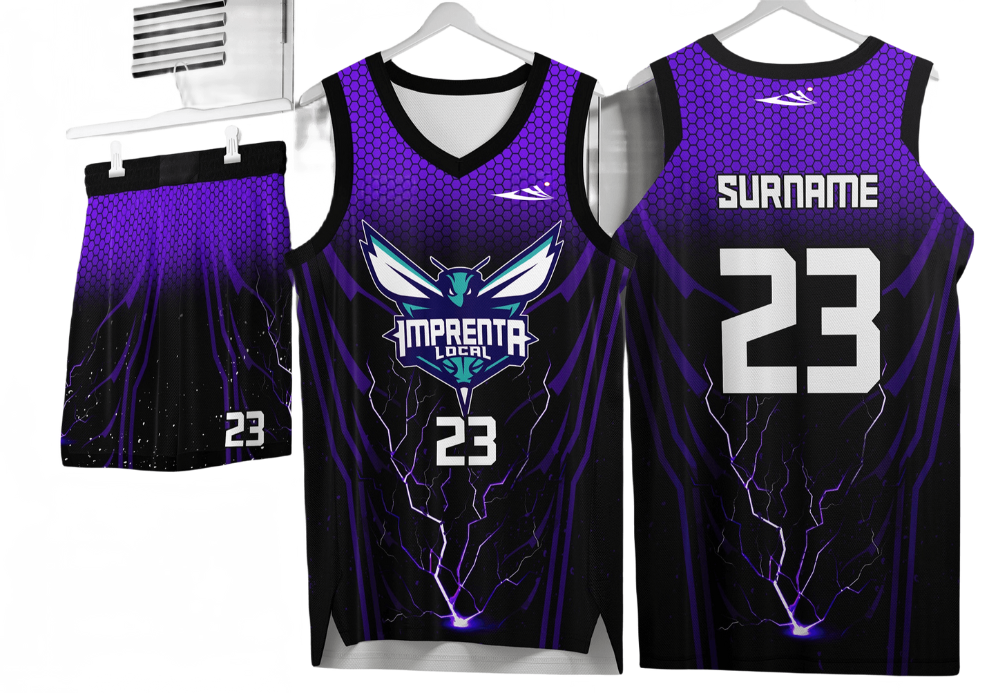 Custom basketball uniforms