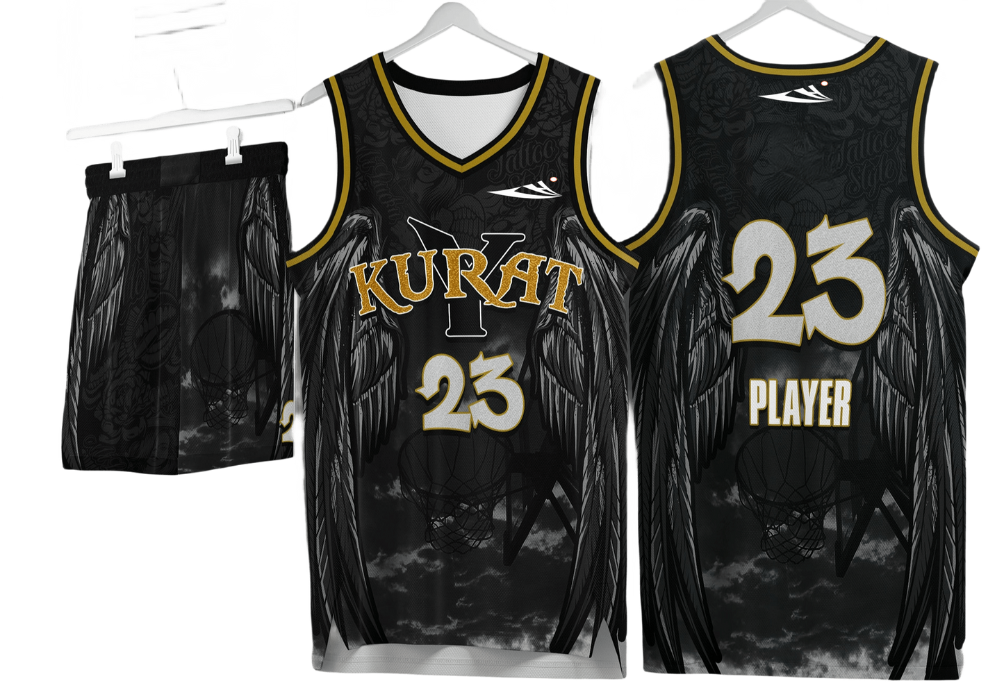 Custom basketball uniforms