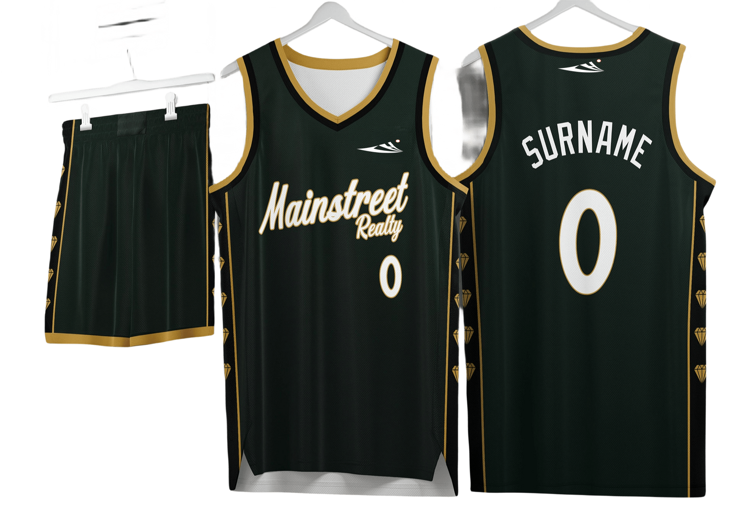 Custom basketball uniforms