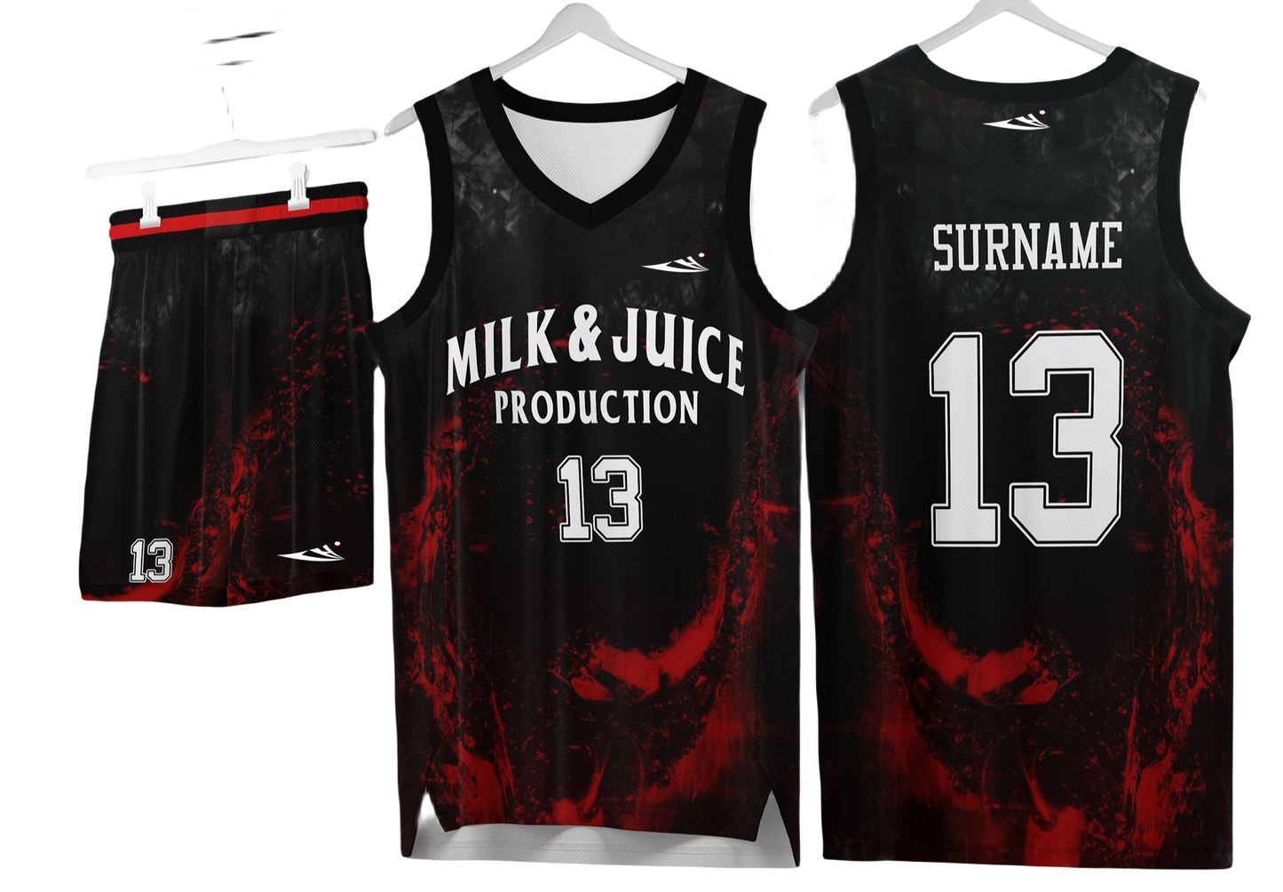 Custom basketball uniforms