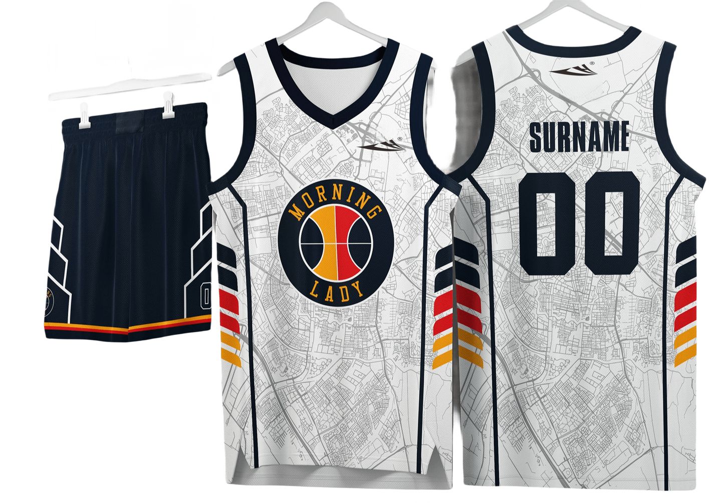 Custom basketball uniforms