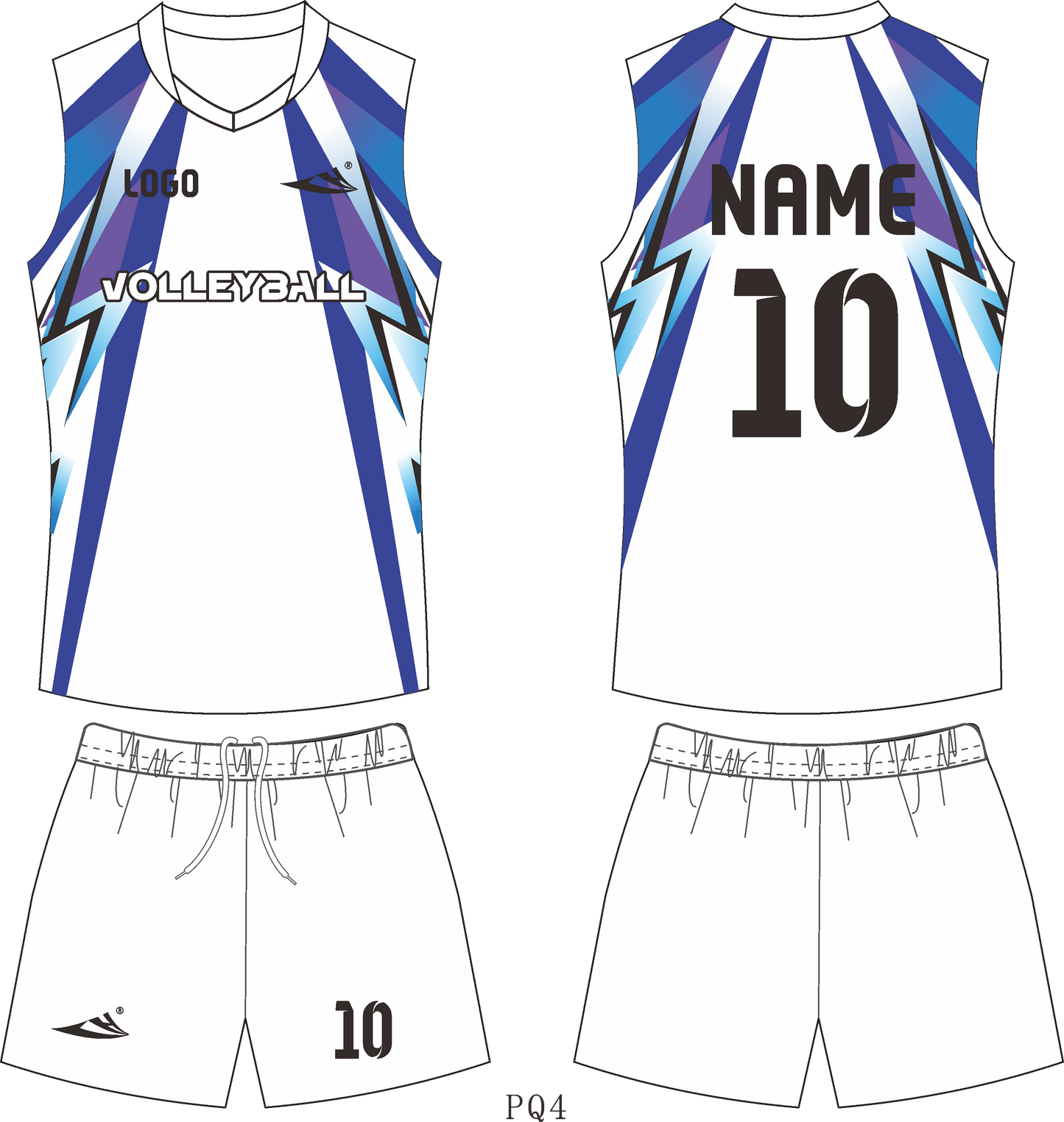 Custom volleyball uniforms