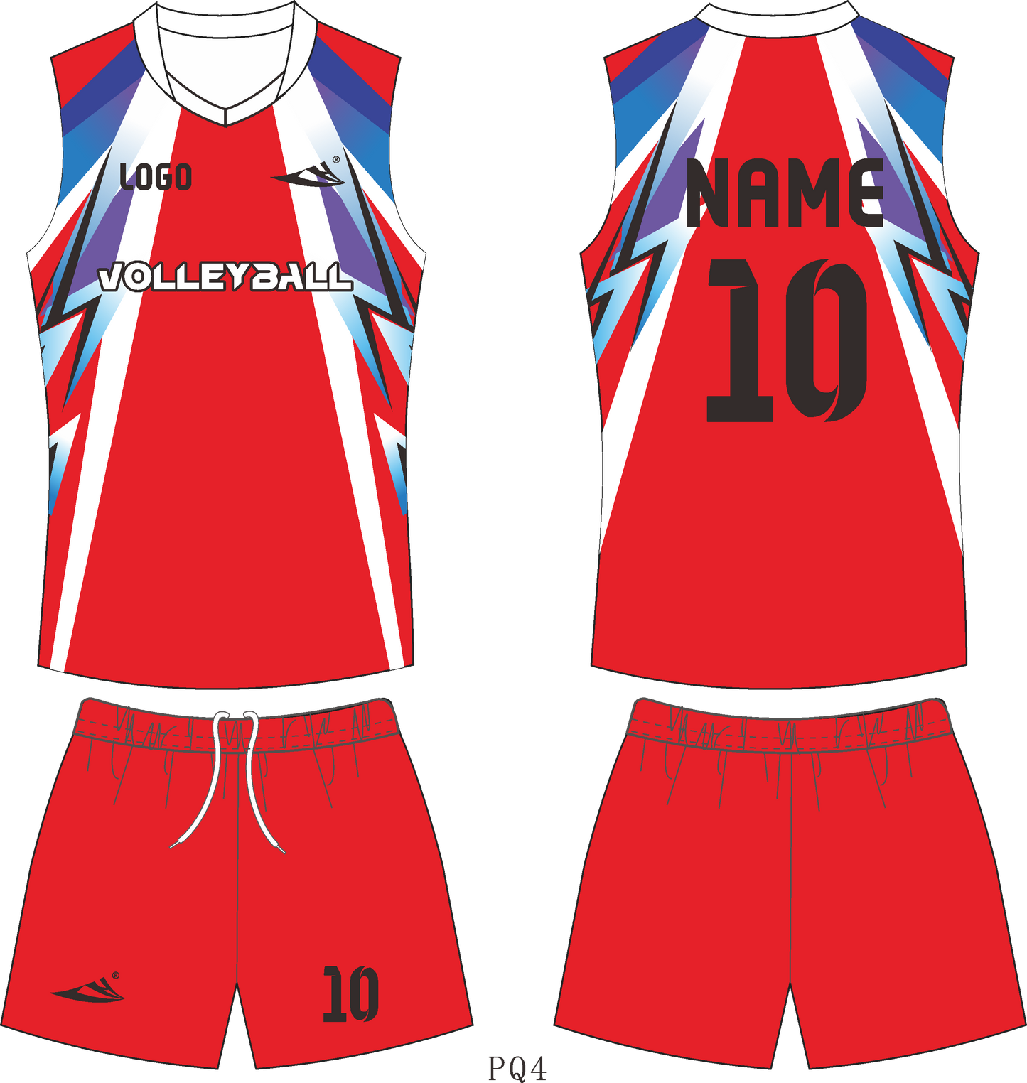 Custom volleyball uniforms