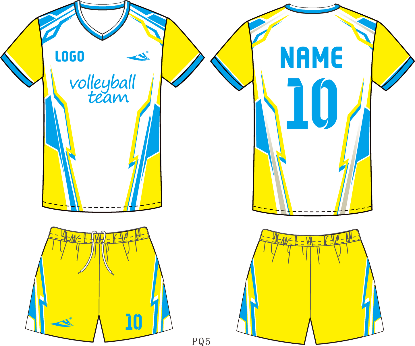 Custom volleyball uniforms