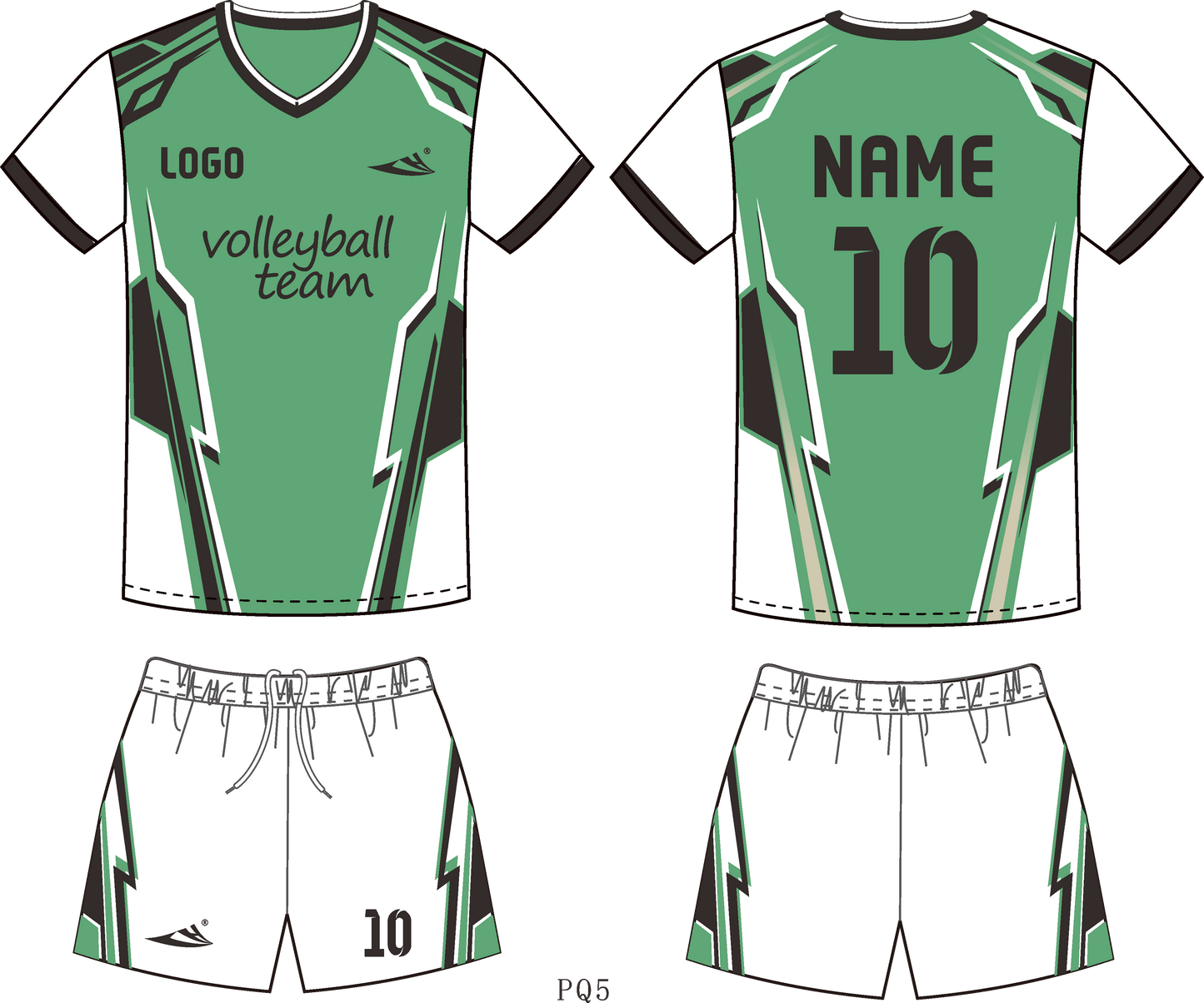 Custom volleyball uniforms