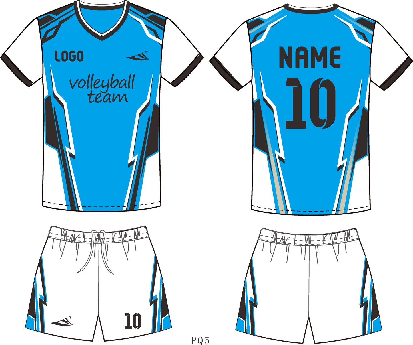 Custom volleyball uniforms