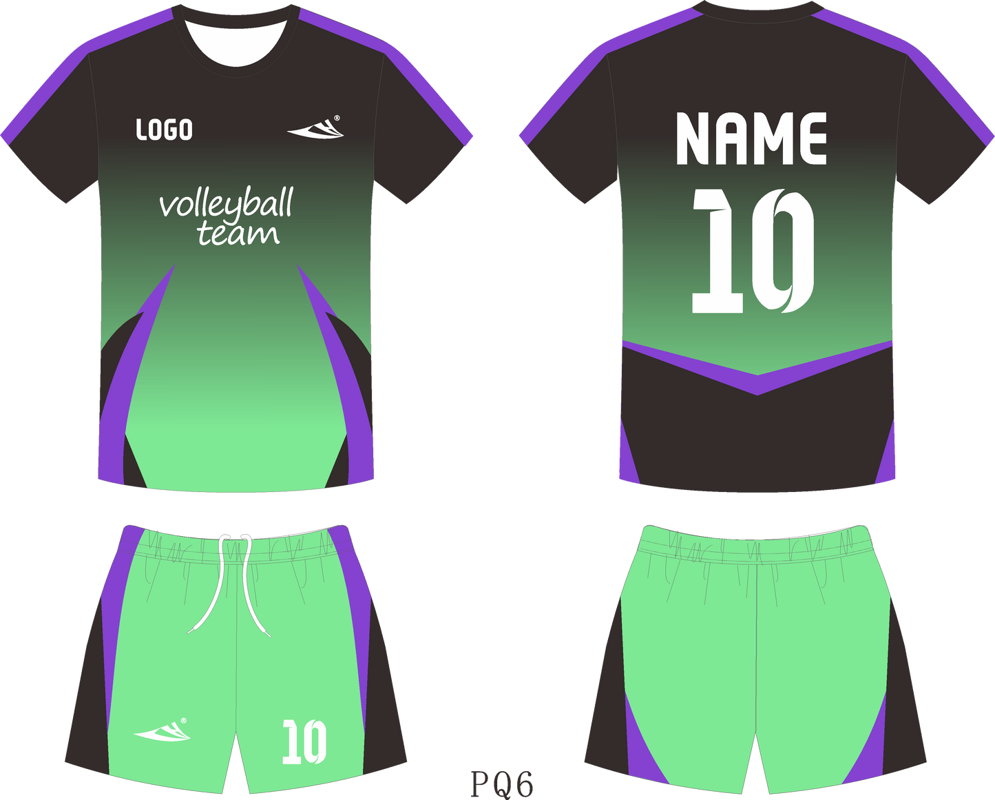 Custom volleyball uniforms