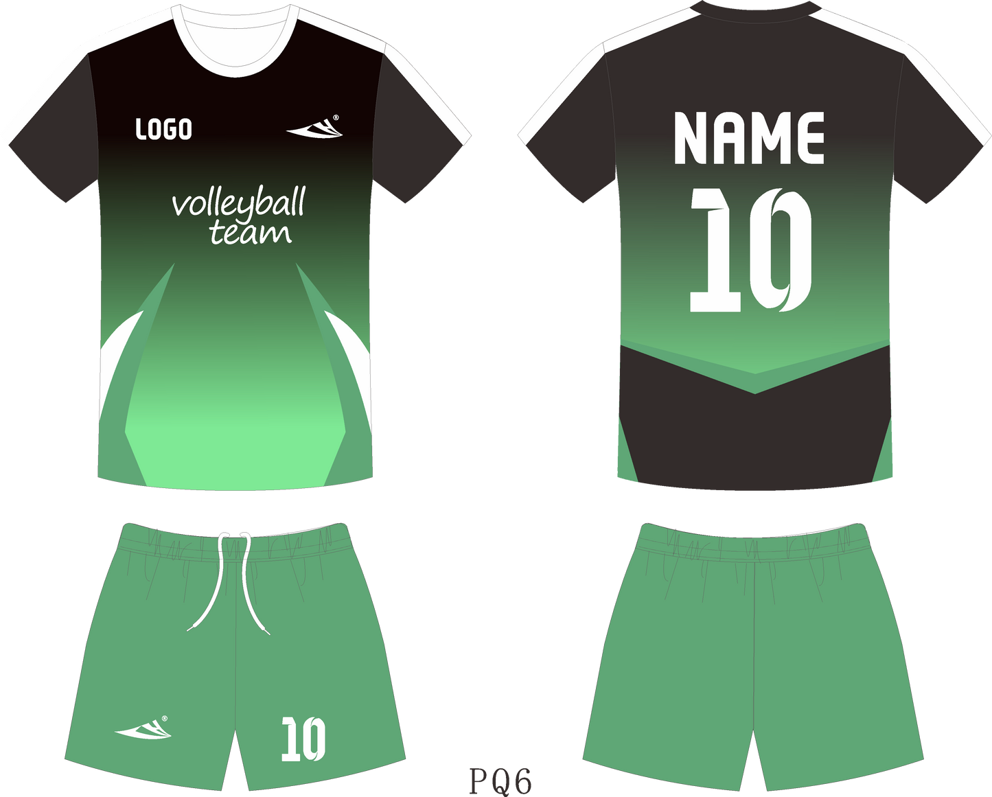 Custom volleyball uniforms