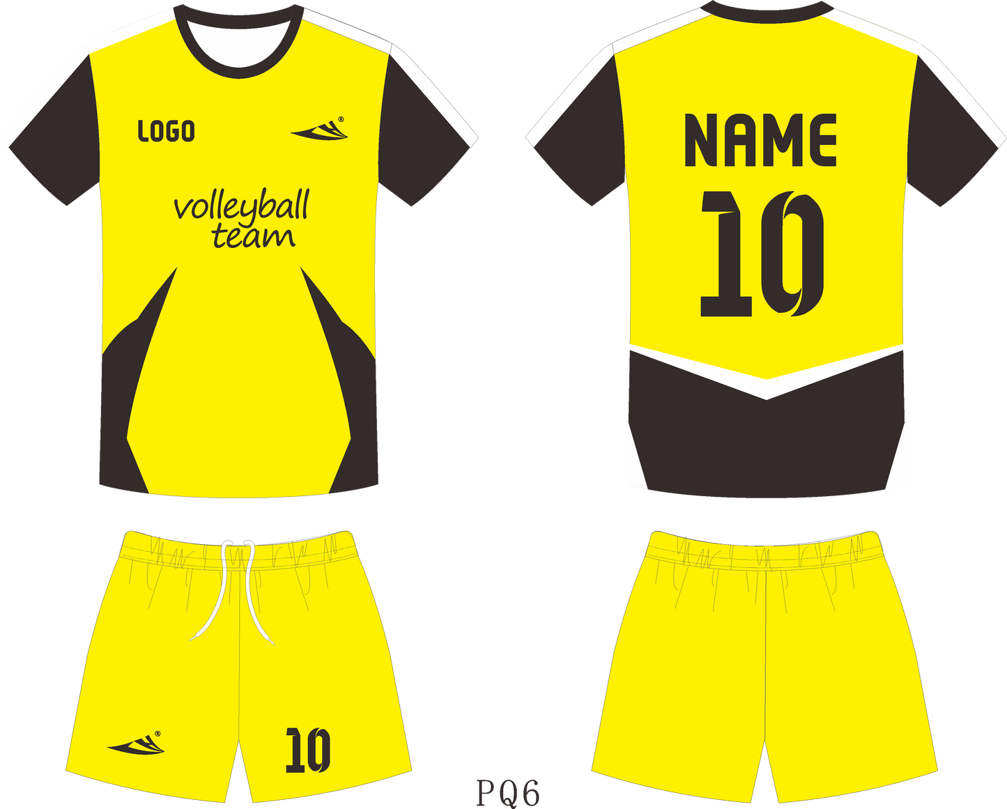 Custom volleyball uniforms