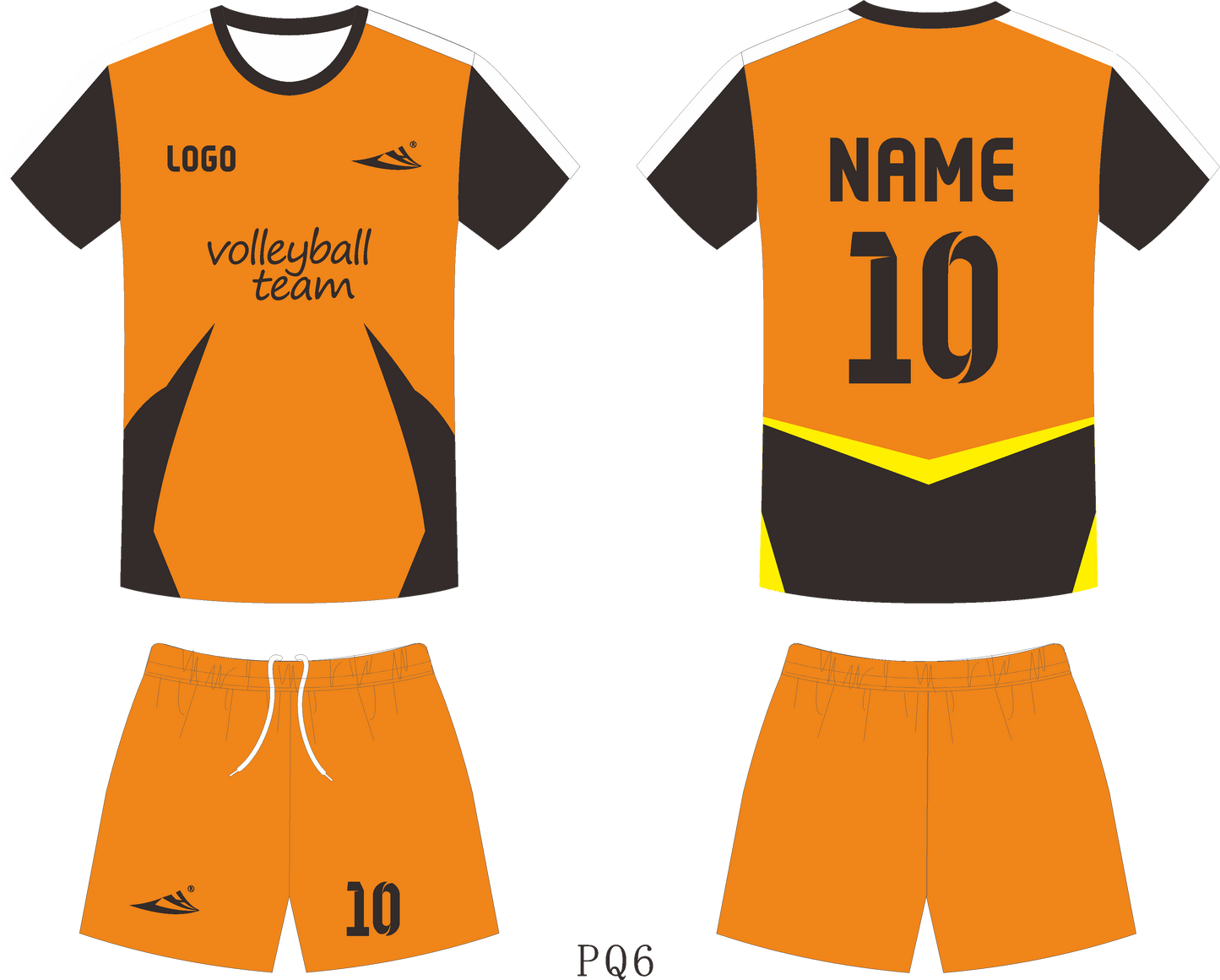 Custom volleyball uniforms
