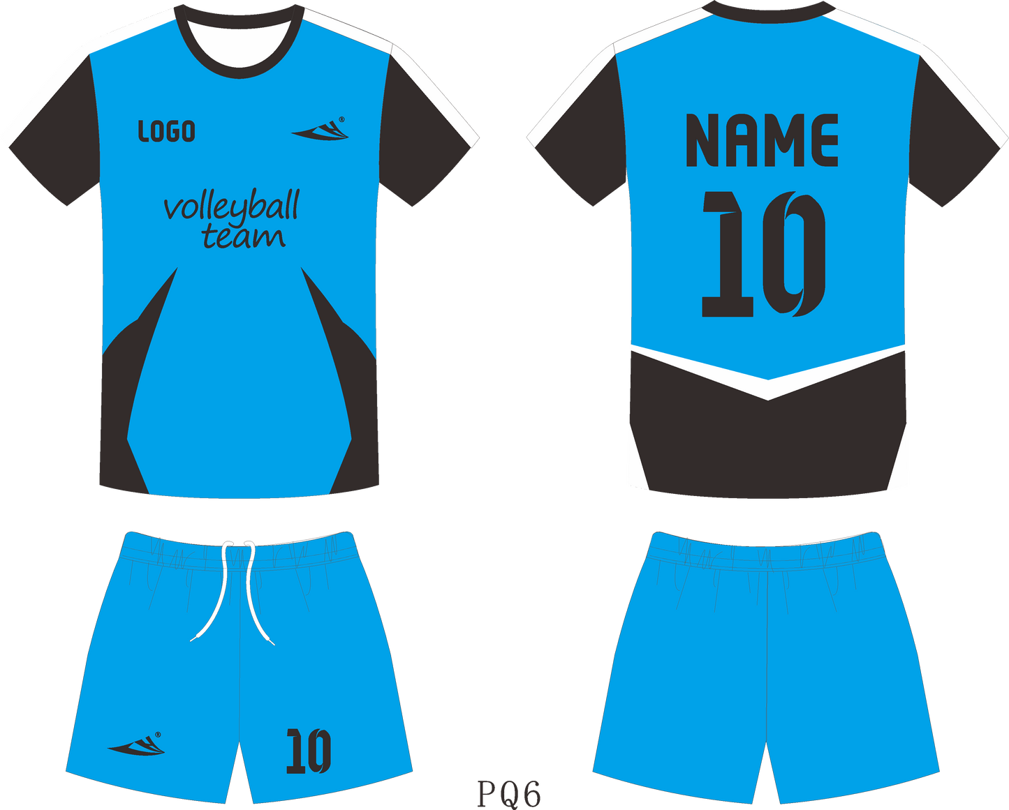 Custom volleyball uniforms