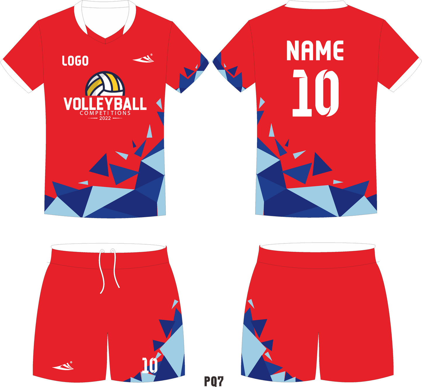 Custom volleyball uniforms