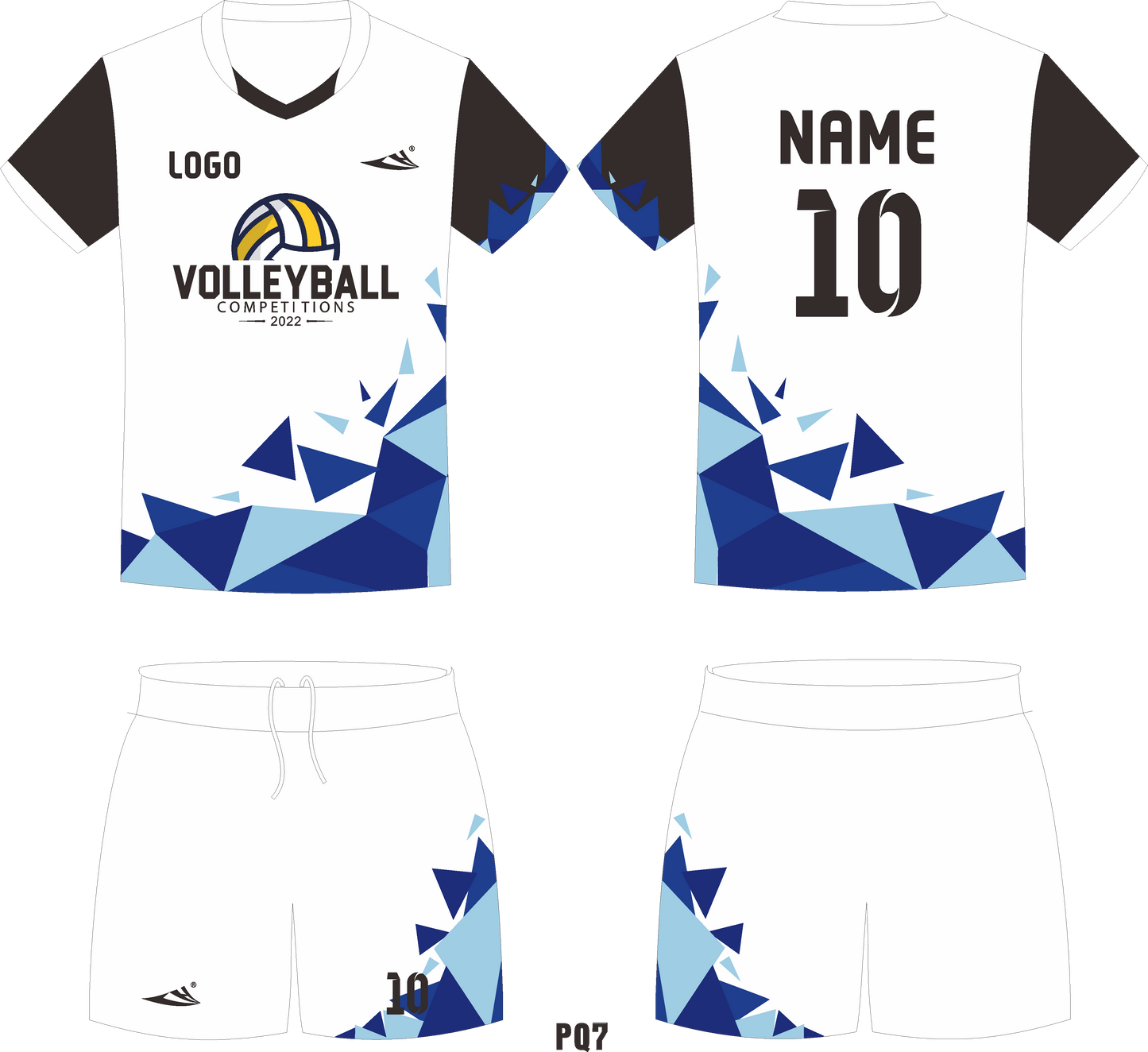 Custom volleyball uniforms