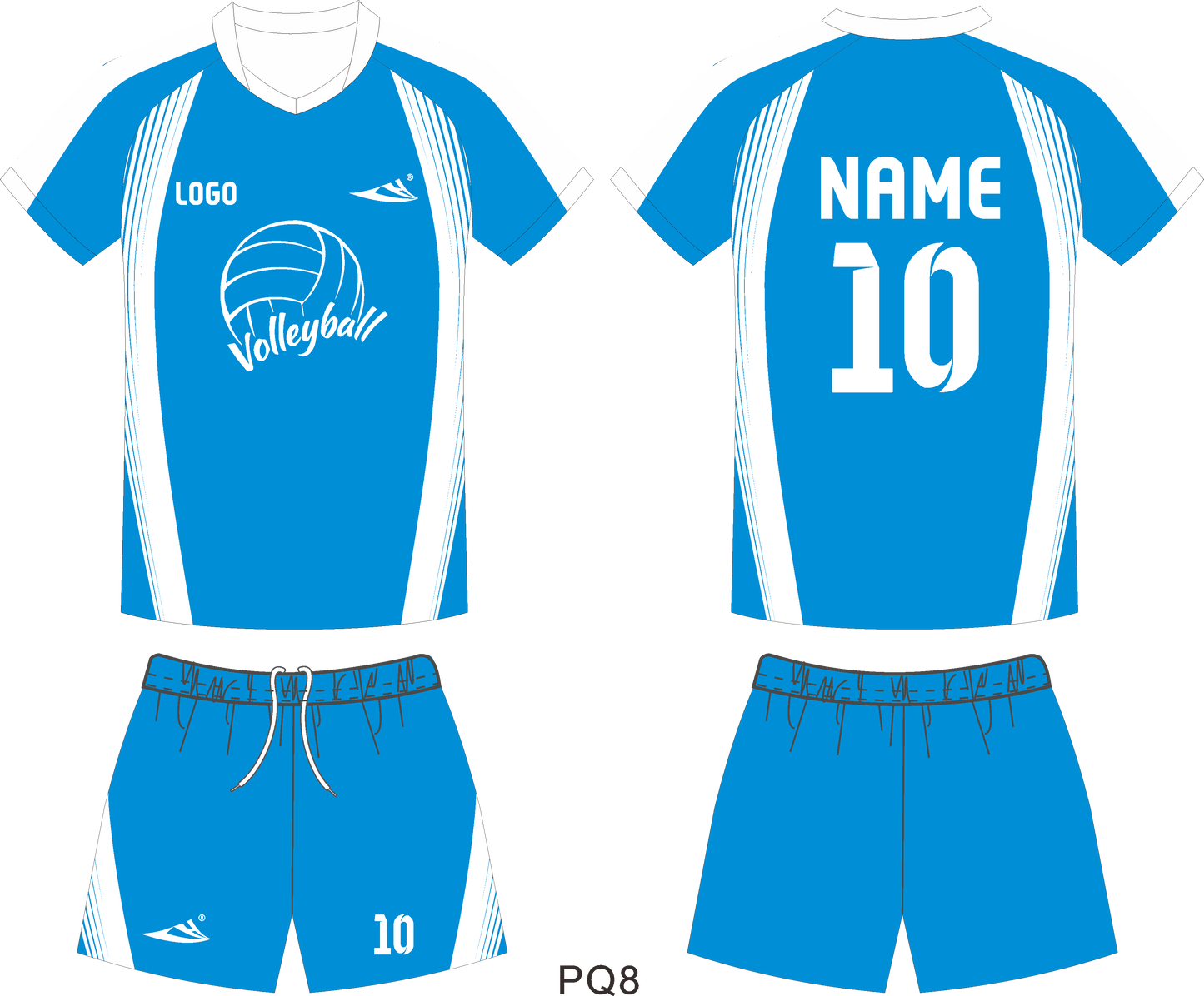 Custom volleyball uniforms