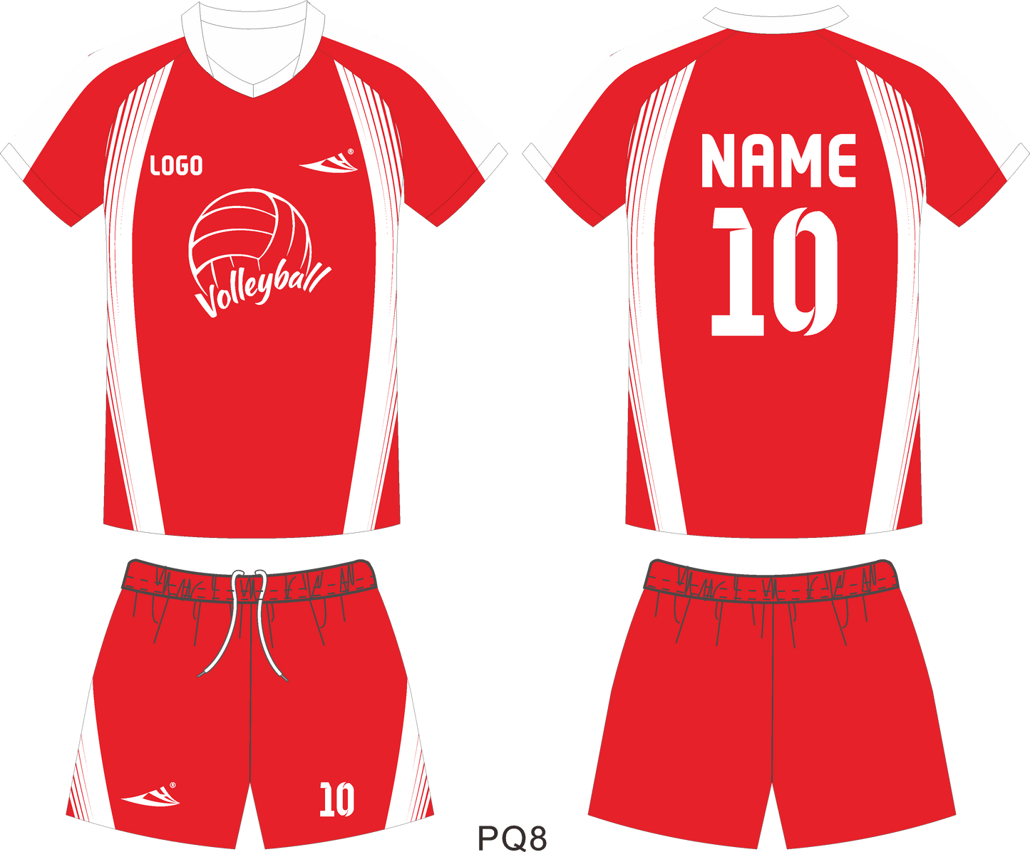 Custom volleyball uniforms