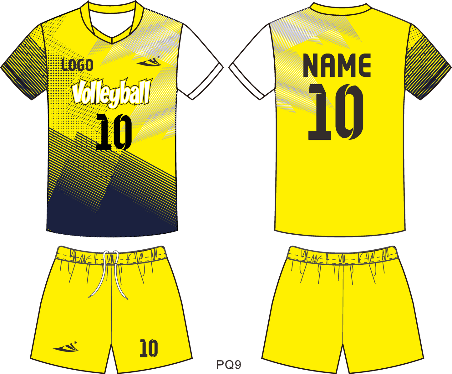 Custom volleyball uniforms