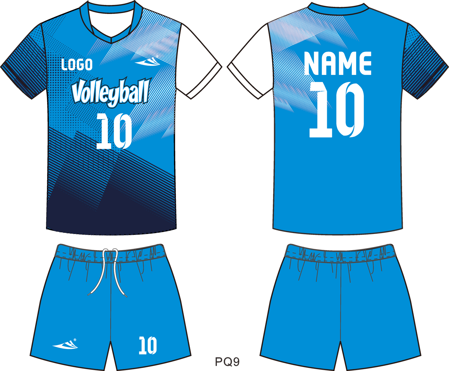 Custom volleyball uniforms