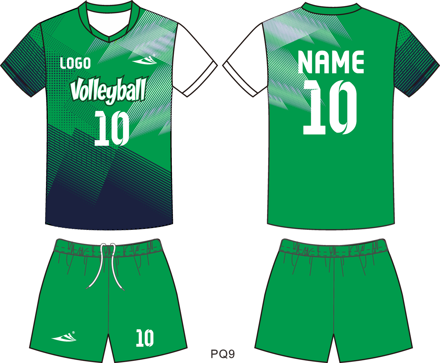 Custom volleyball uniforms