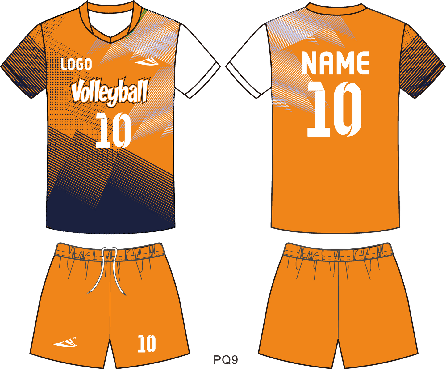 Custom volleyball uniforms