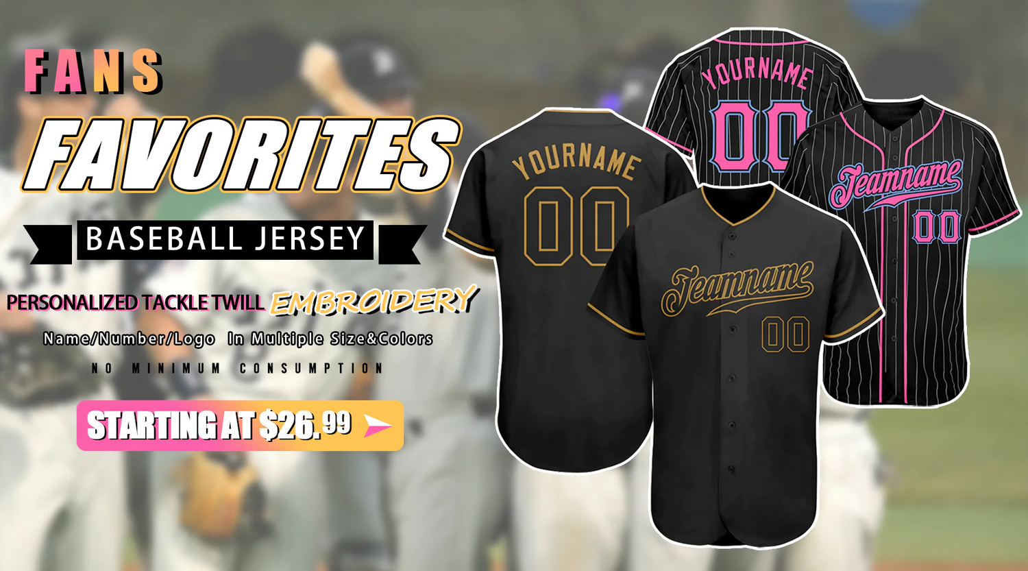 CUSTOM BASEBALL JERSEY