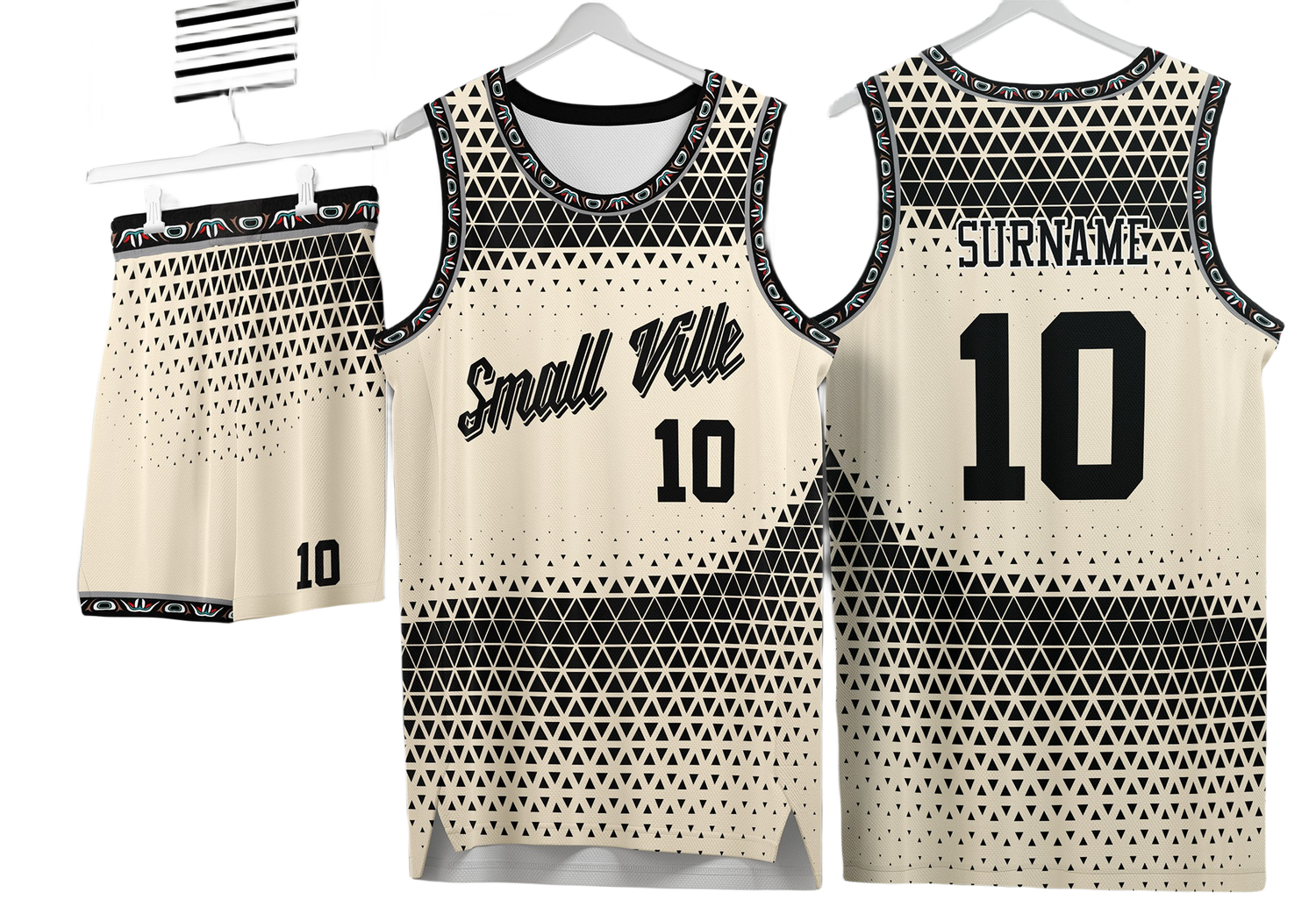 Customized basketball uniform