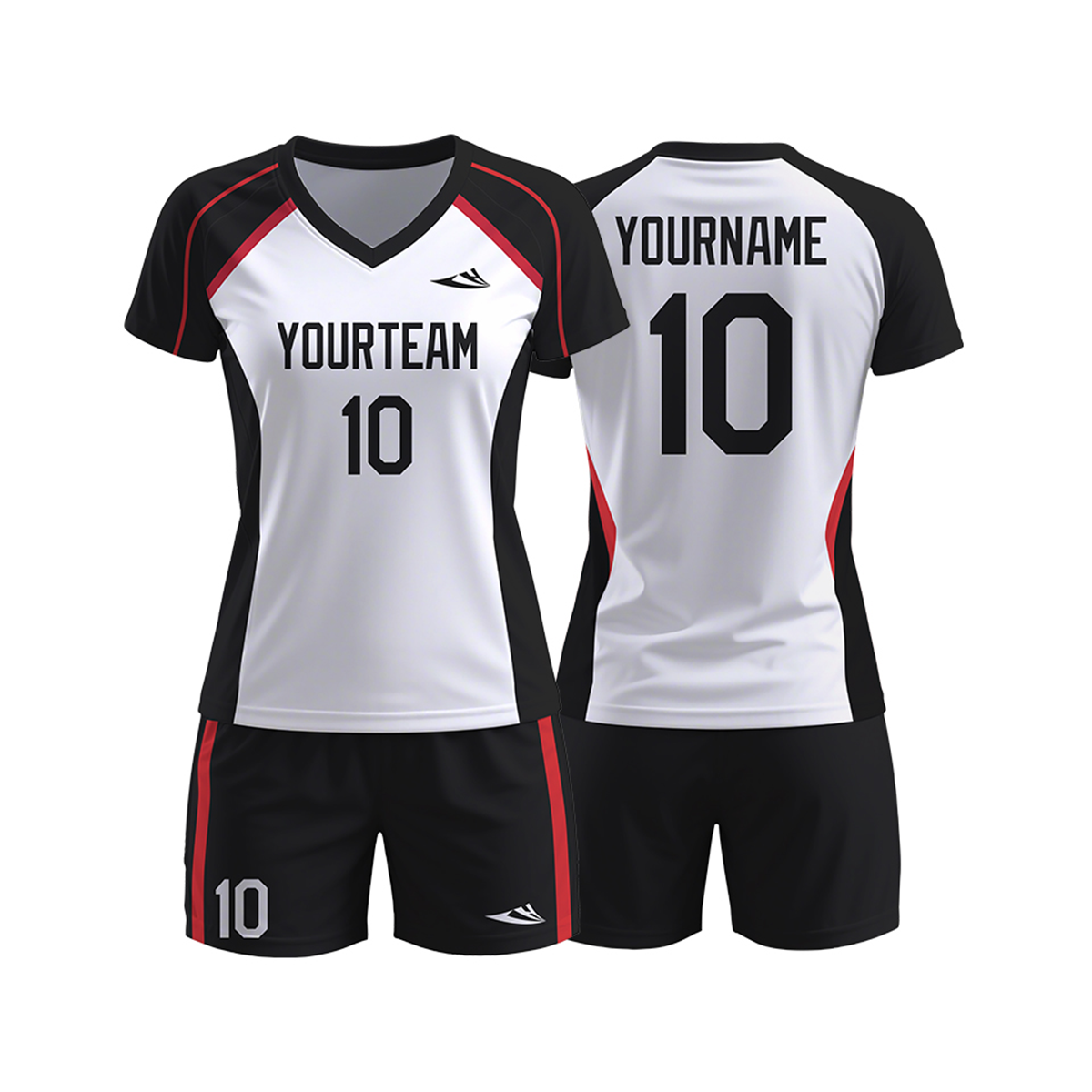 HENING Custom Volleyball uniform, Digital Printing, Breathable Polyester Fiber, Unisex