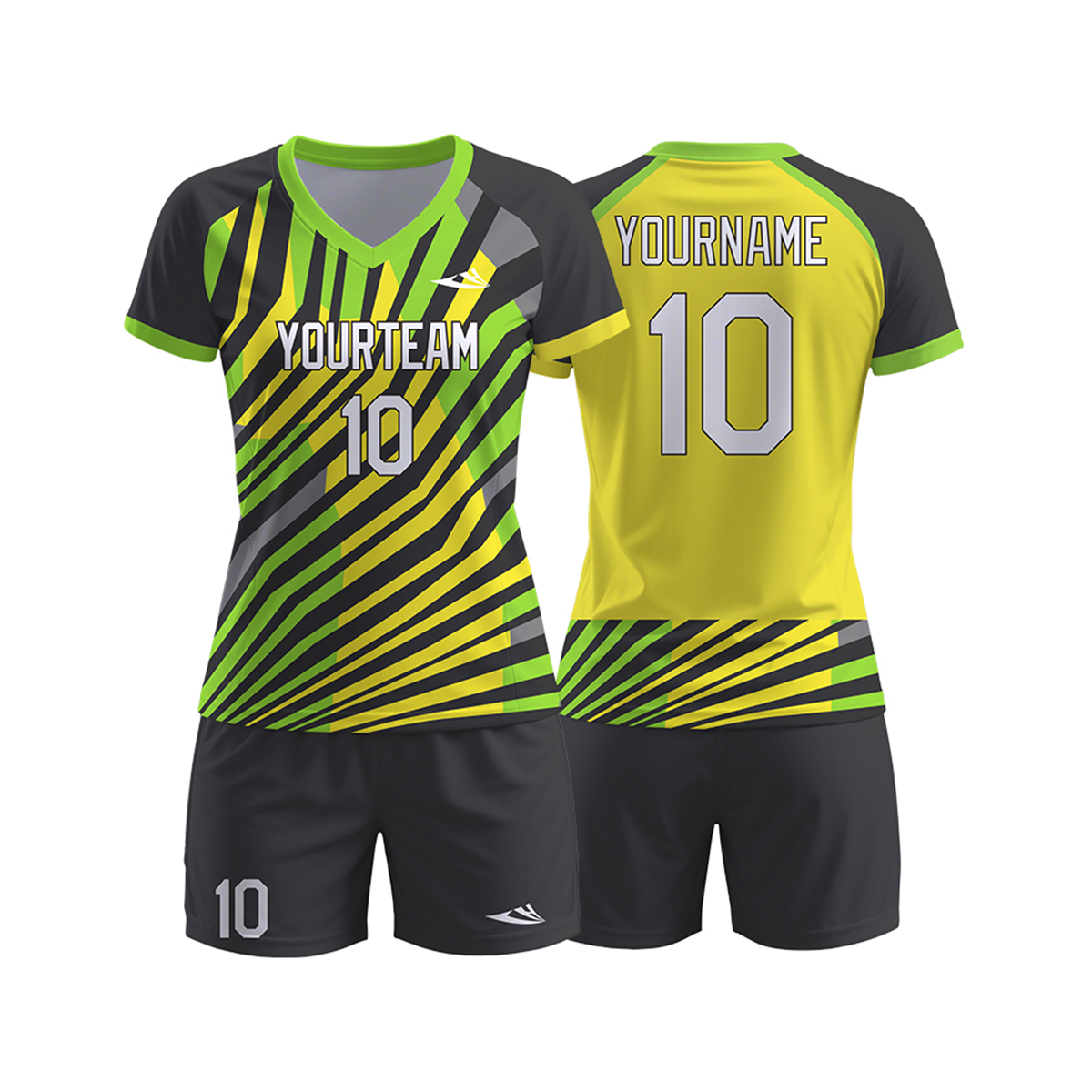 HENING Custom Volleyball uniform, Digital Printing, Breathable Polyester Fiber, Unisex