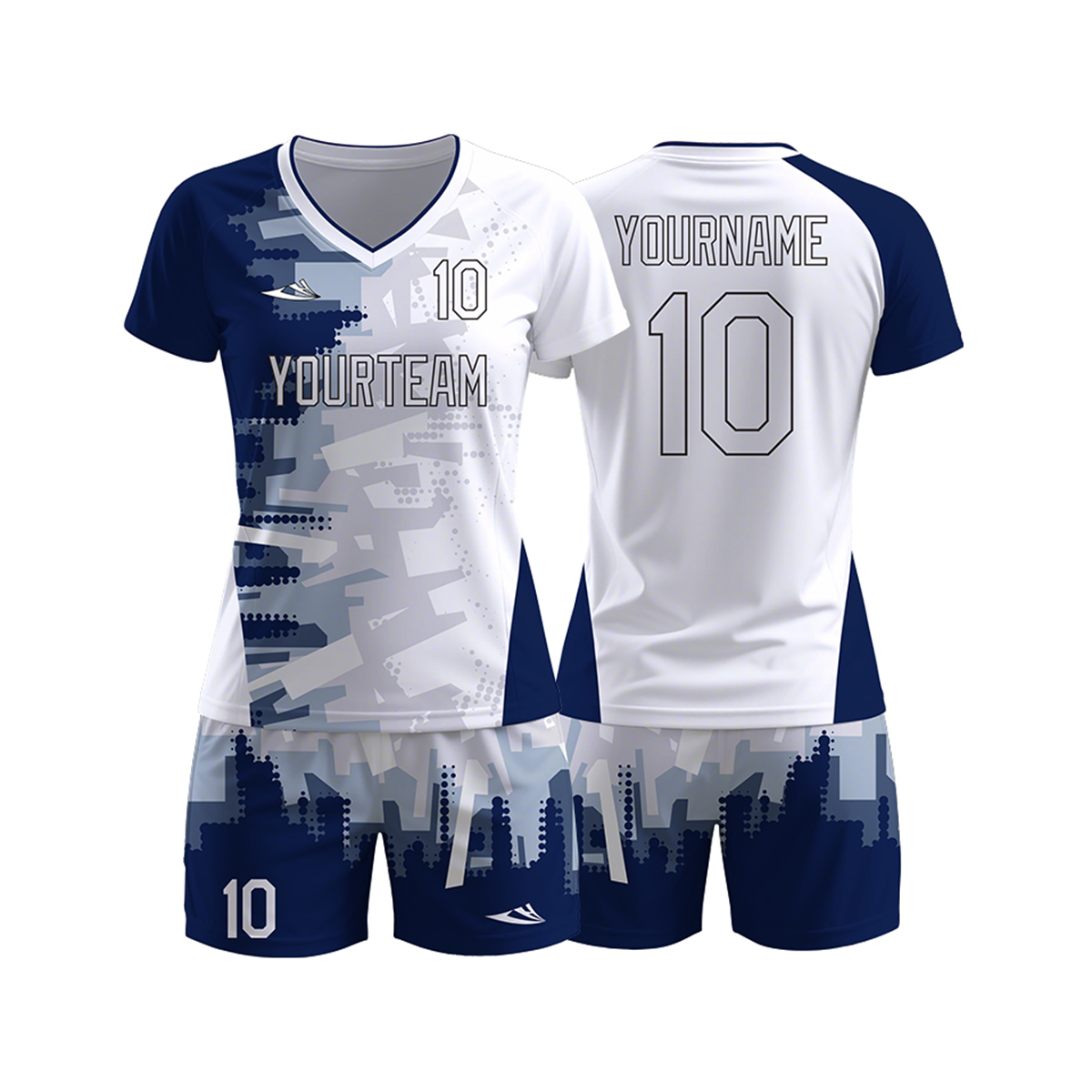 HENING Custom Volleyball uniform, Digital Printing, Breathable Polyester Fiber, Unisex